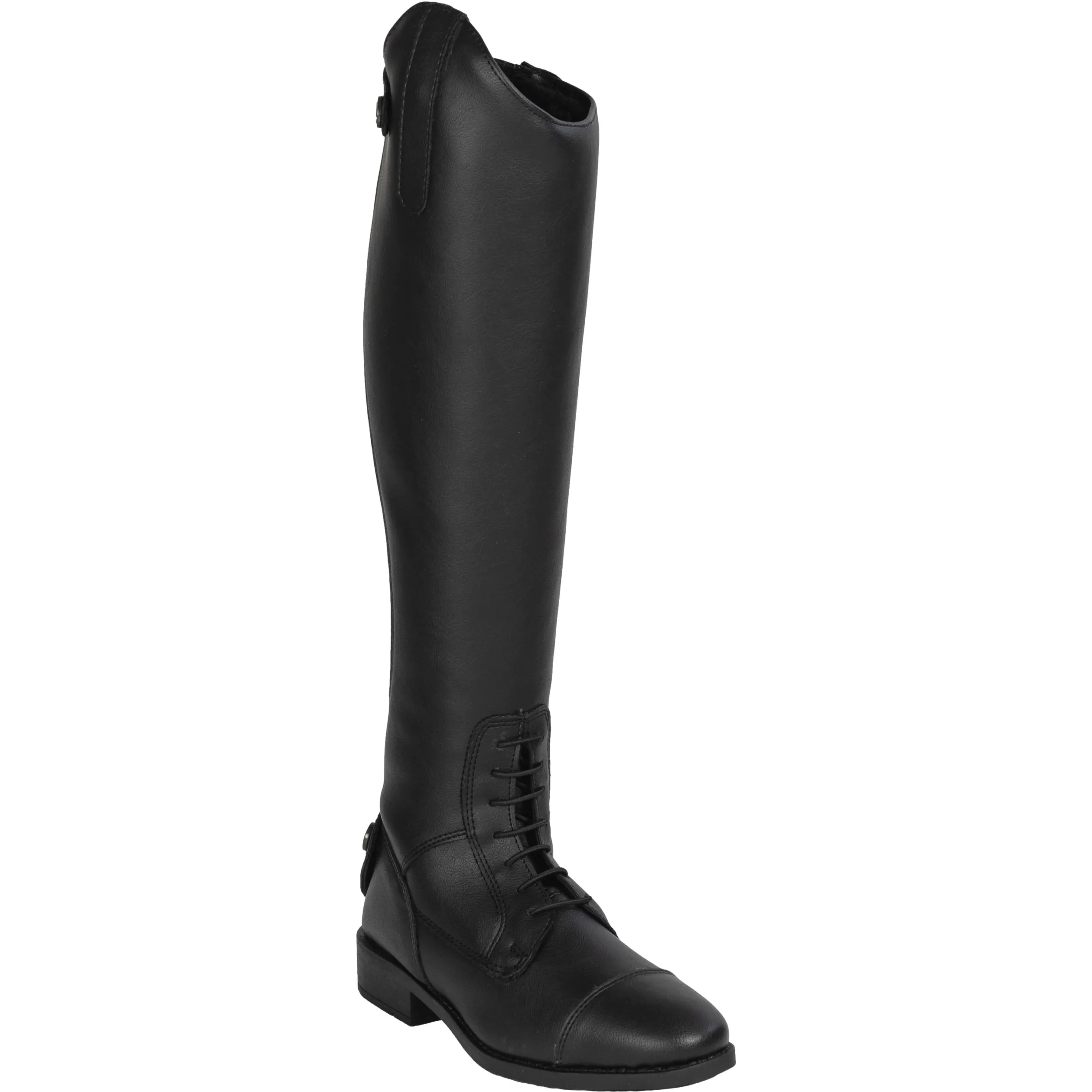 Winter Damen Reitstiefel CALGARY Kunstleder schwarz - Posten