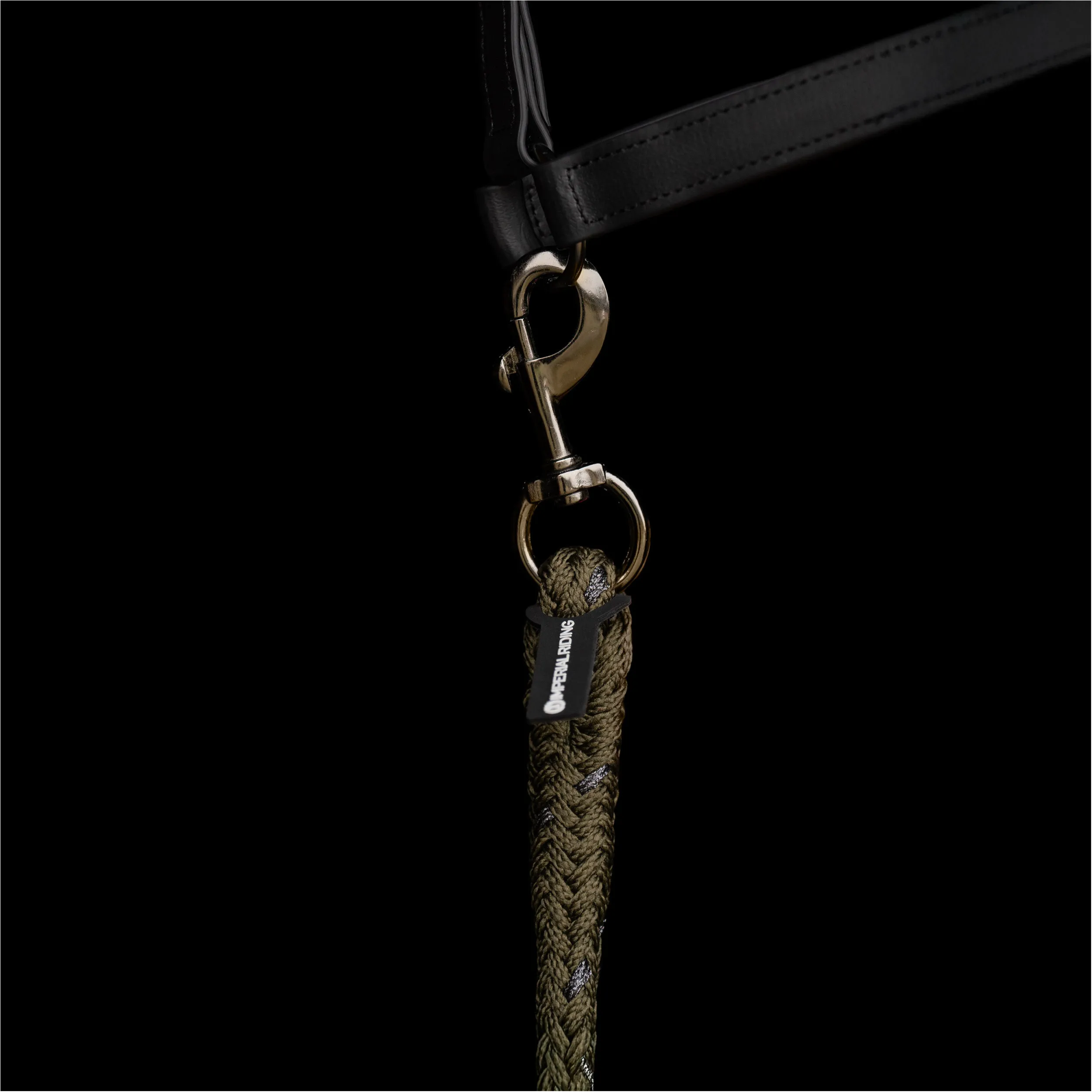 Führstrick mit Karabinerhaken IRHDeluxe olive green