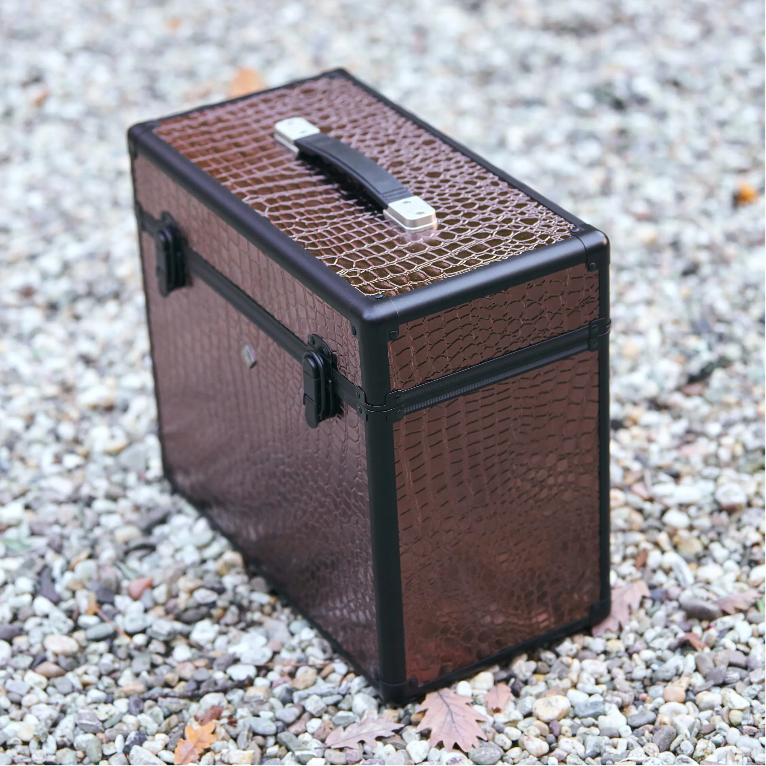 Putzbox IRHBasic Slim line braun/braun croco