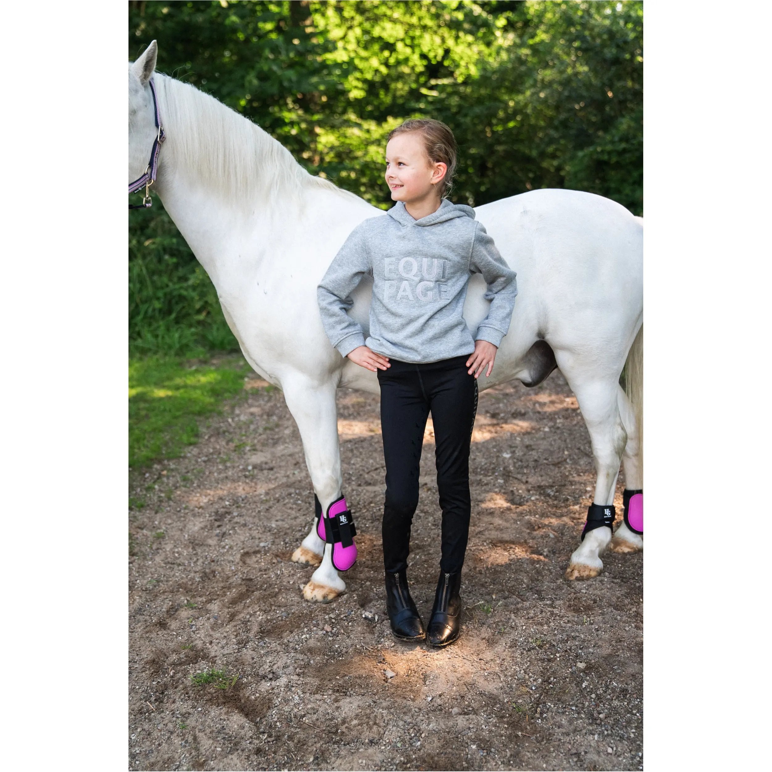 Kinder Hoody TEELA grau melange
