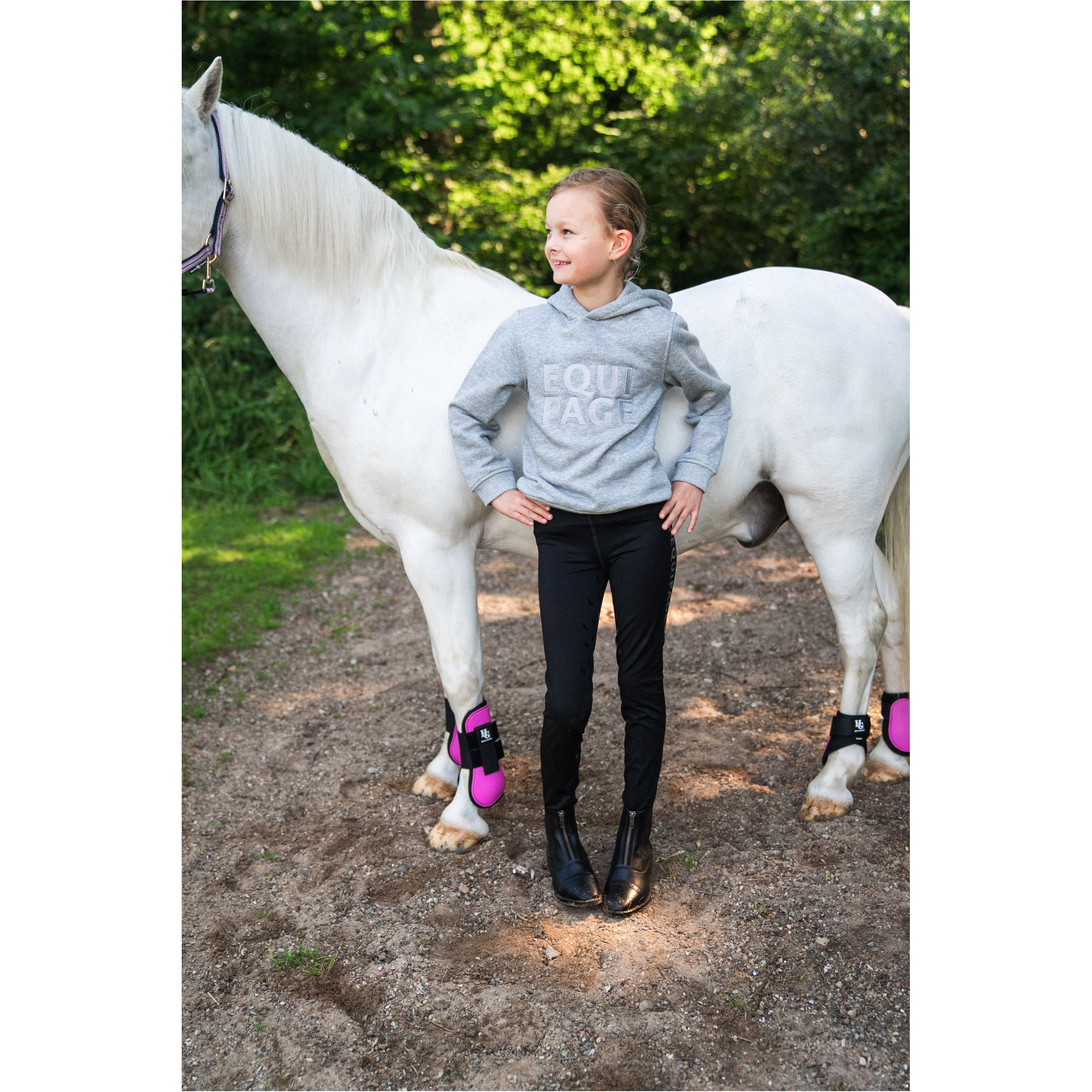 Kinder Hoody TEELA grau melange Kinder Hoody TEELA grau melange