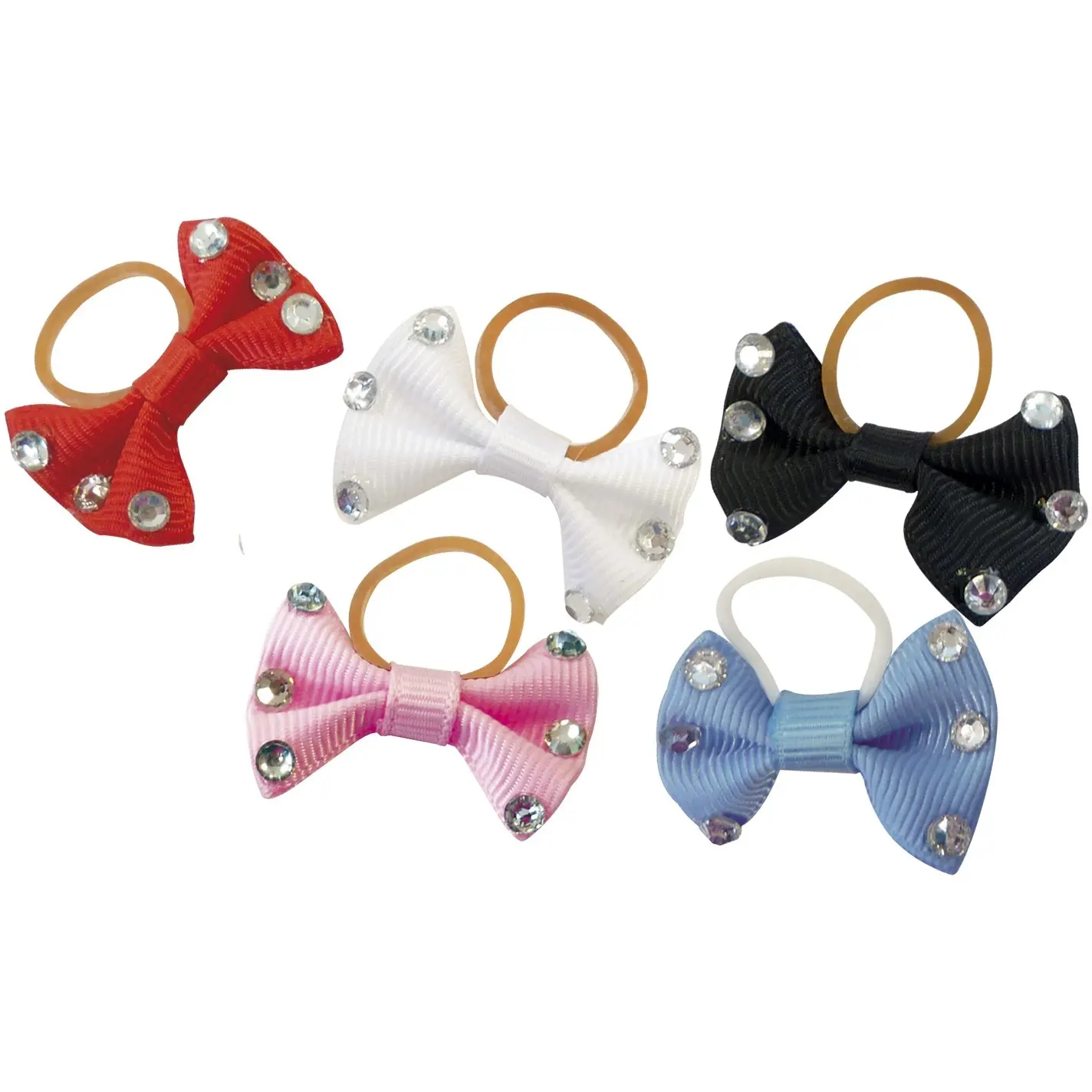 Mähnenschleifen CRYSTAL kristallhellblau Mähnenschleifen CRYSTAL kristallhellblau