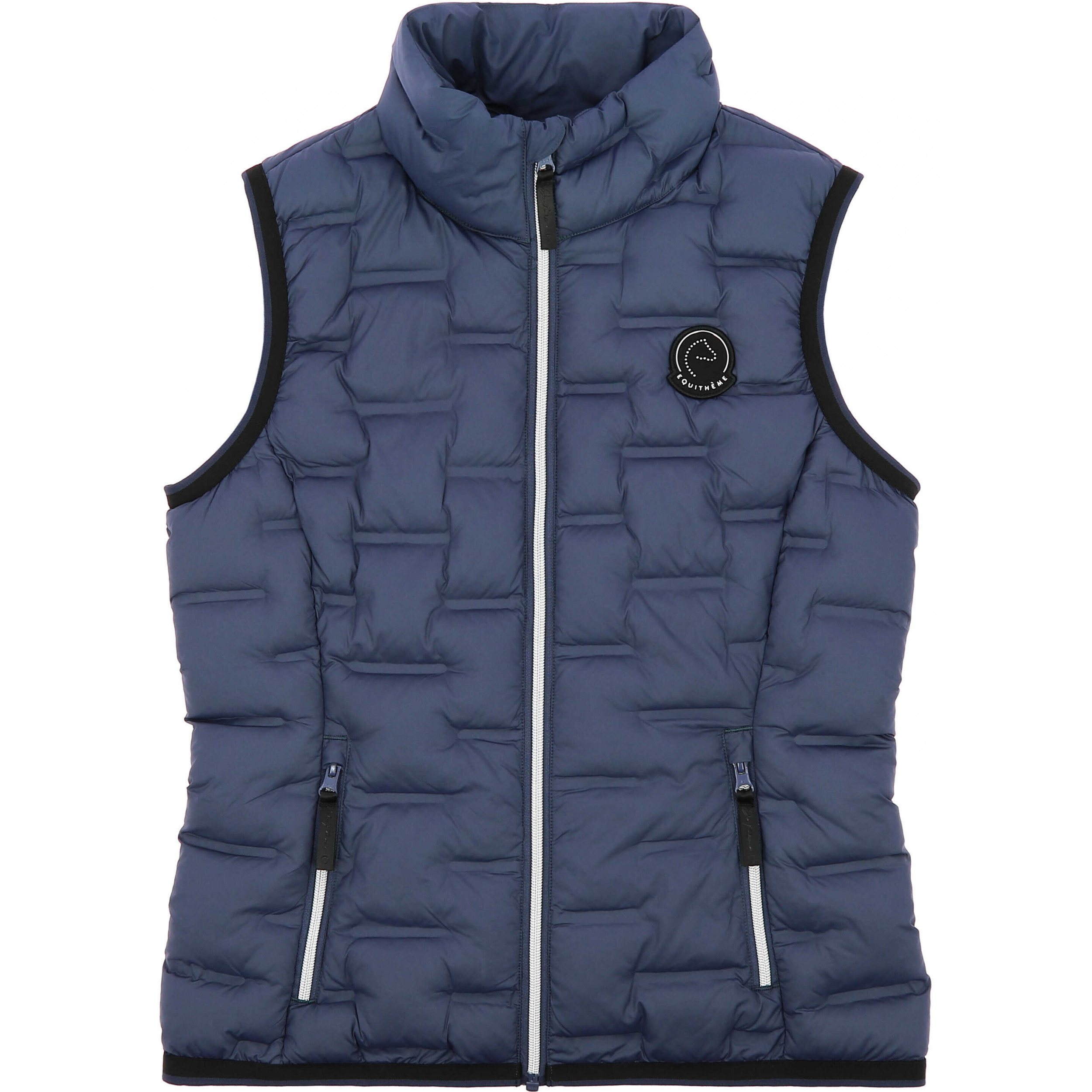 Damen Steppweste Je t'aime AURORE blau/grau