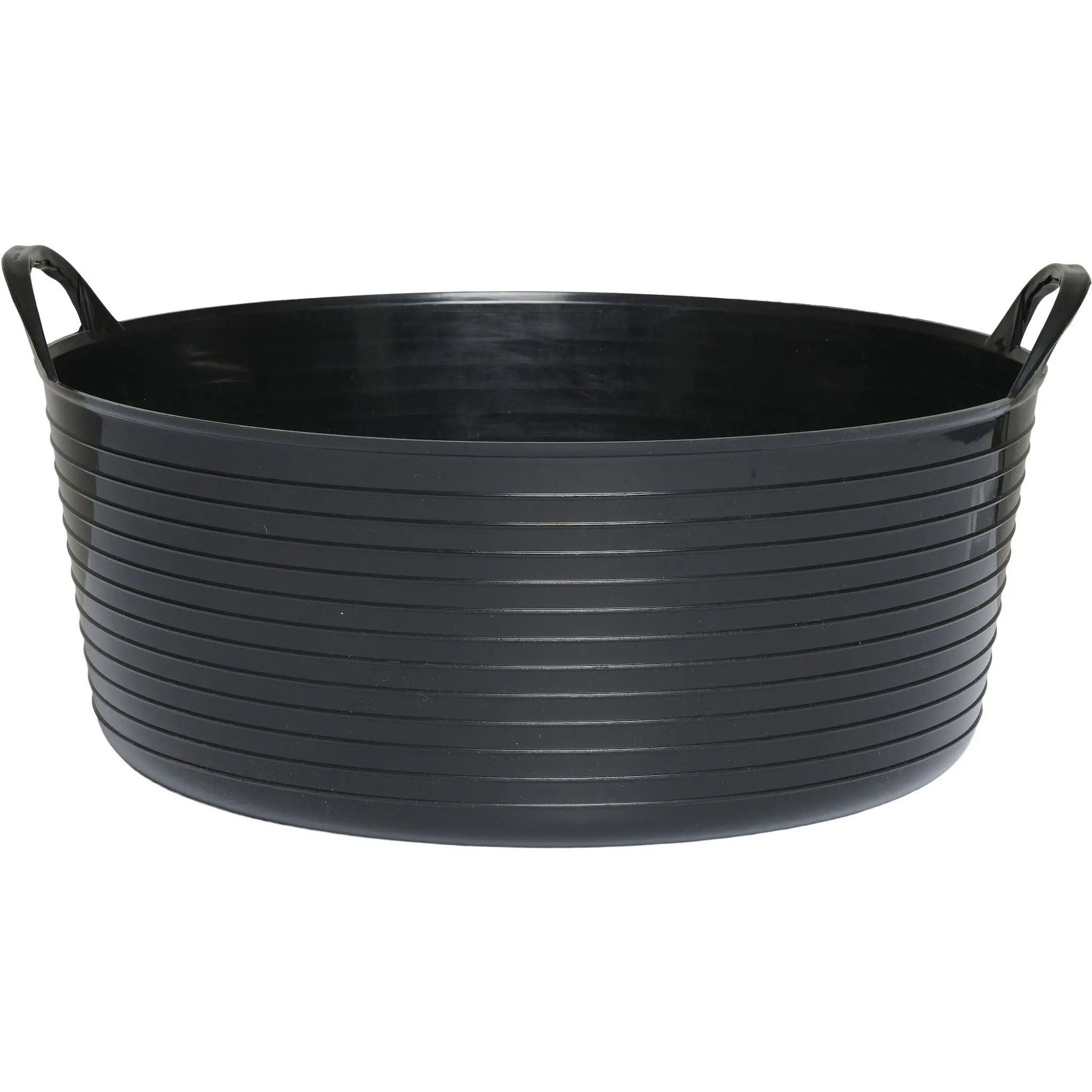 Niedriger Eimer schwarz 16L