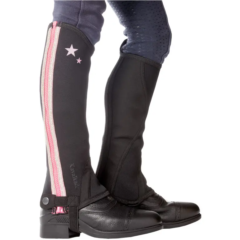 Minichaps LOTTA KIDS Vegan schwarz/pink