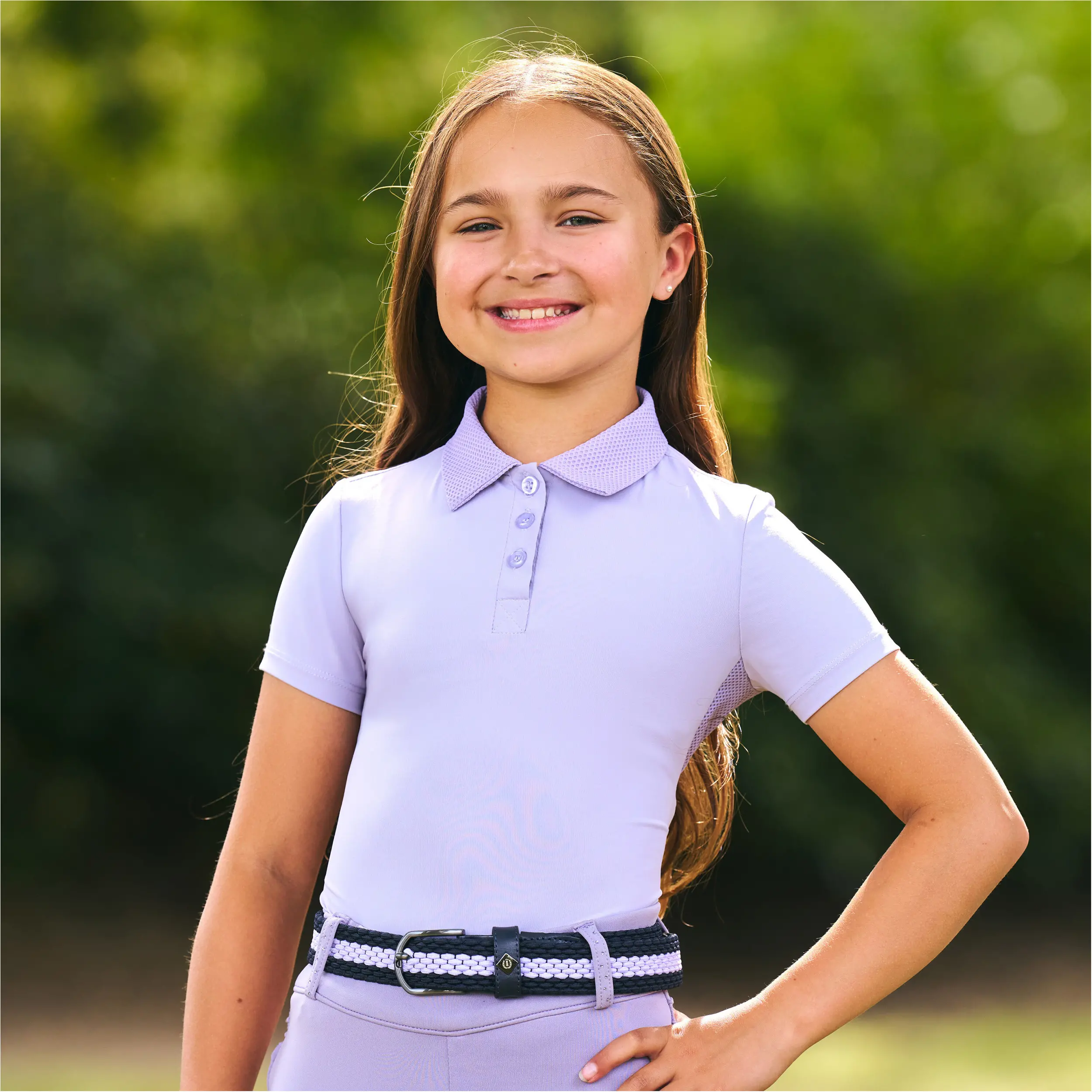 Kinder Poloshirt IRHMarly wisteria