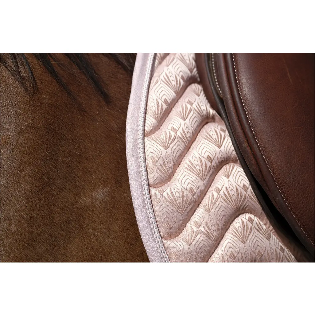 Schabracke BROCART rosa Warmblut Vielseitigkeit Schabracke BROCART rosa Warmblut Vielseitigkeit