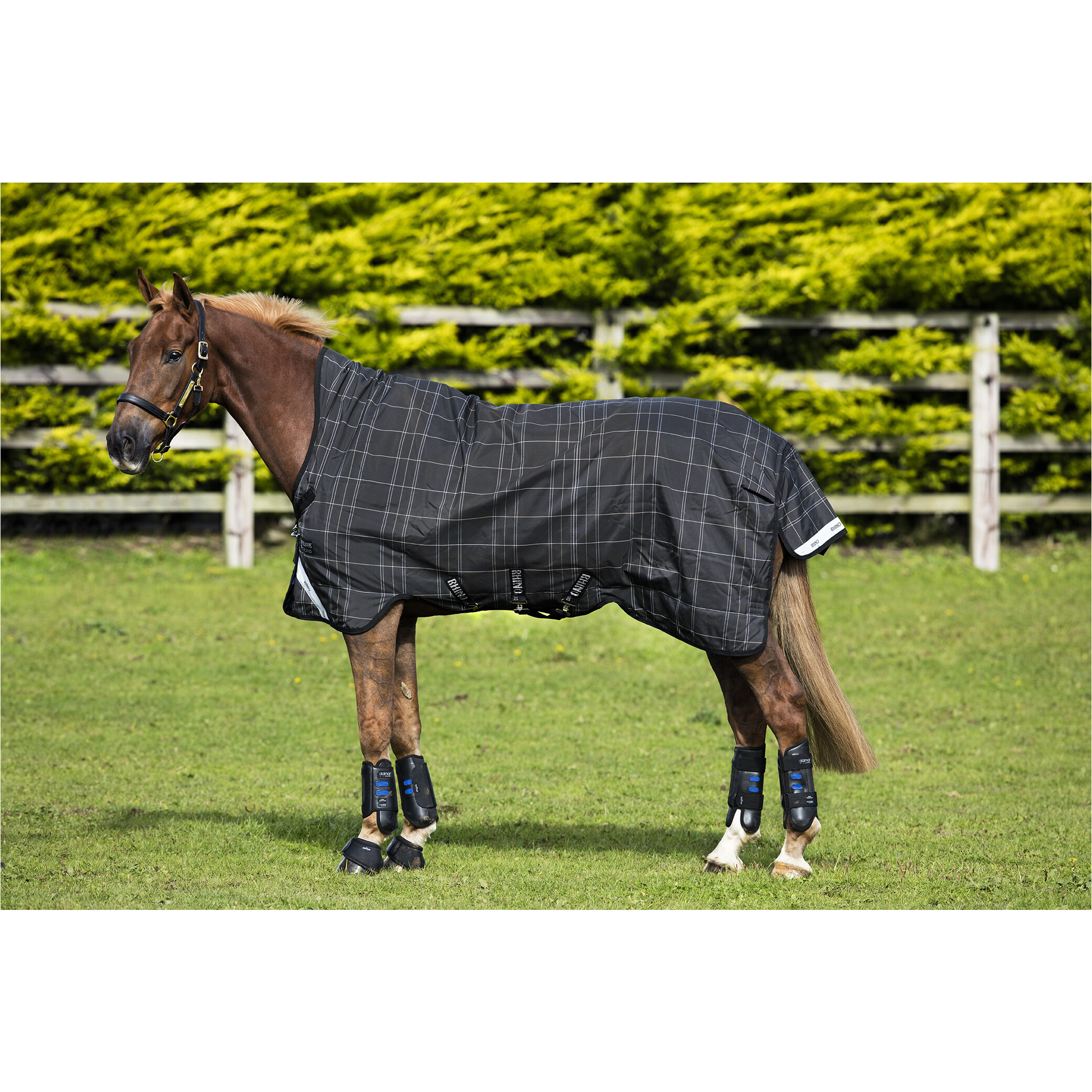 Outdoordecke 100g Füllung 1000D RHINO Wug blk/grey/white check/gray 