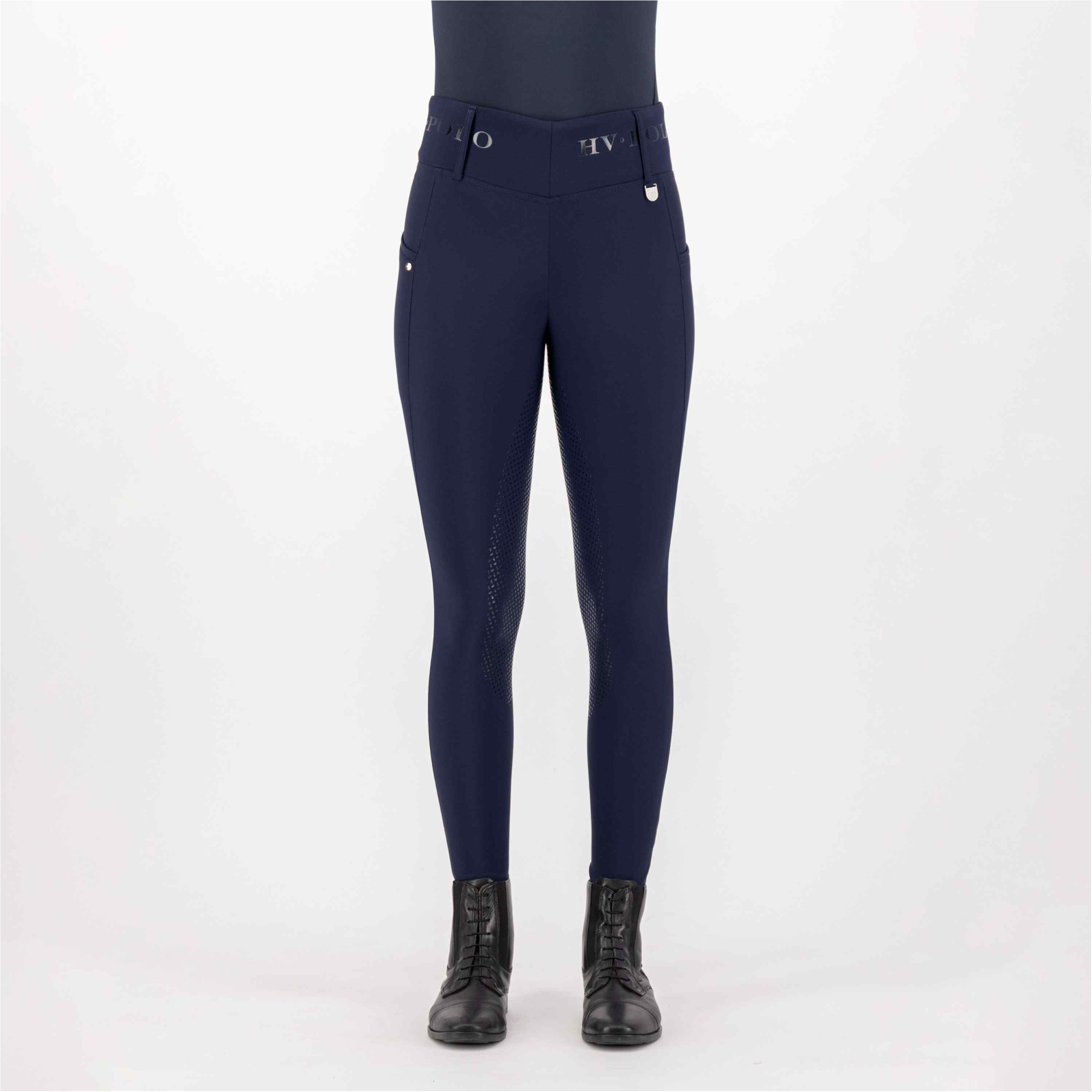 Kinder Reitleggings HVPFavourite FullGrip navy