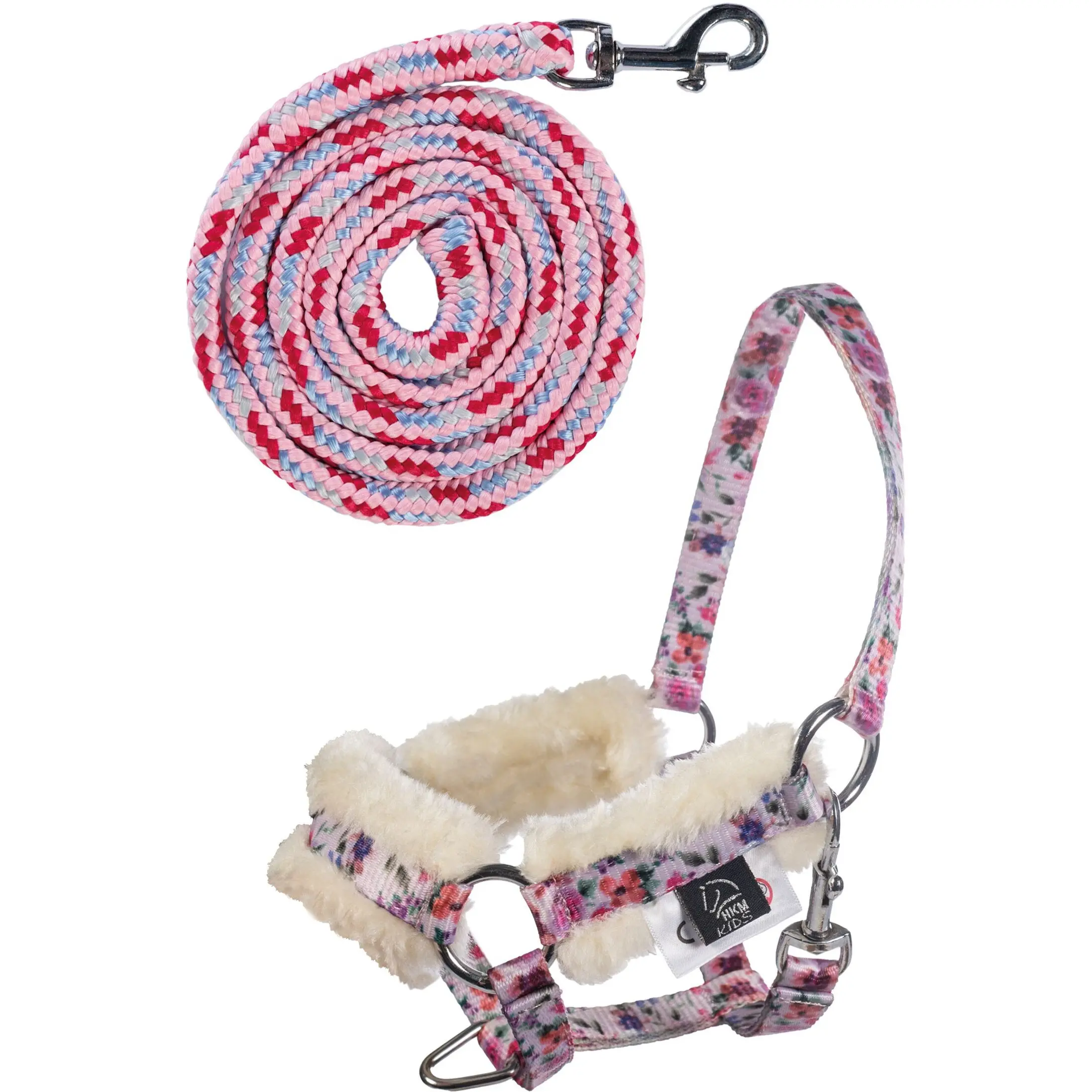 Halfter mit Strick HOBBY HORSING PRINT flower