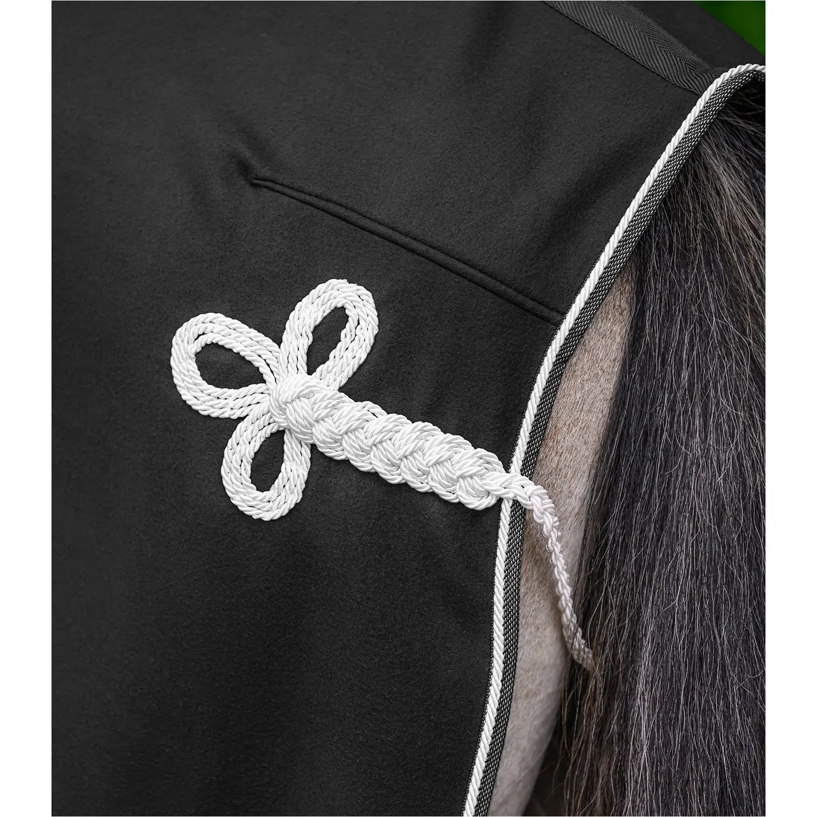 Fleece- und Sponsorendecke ECONOMIC schwarz