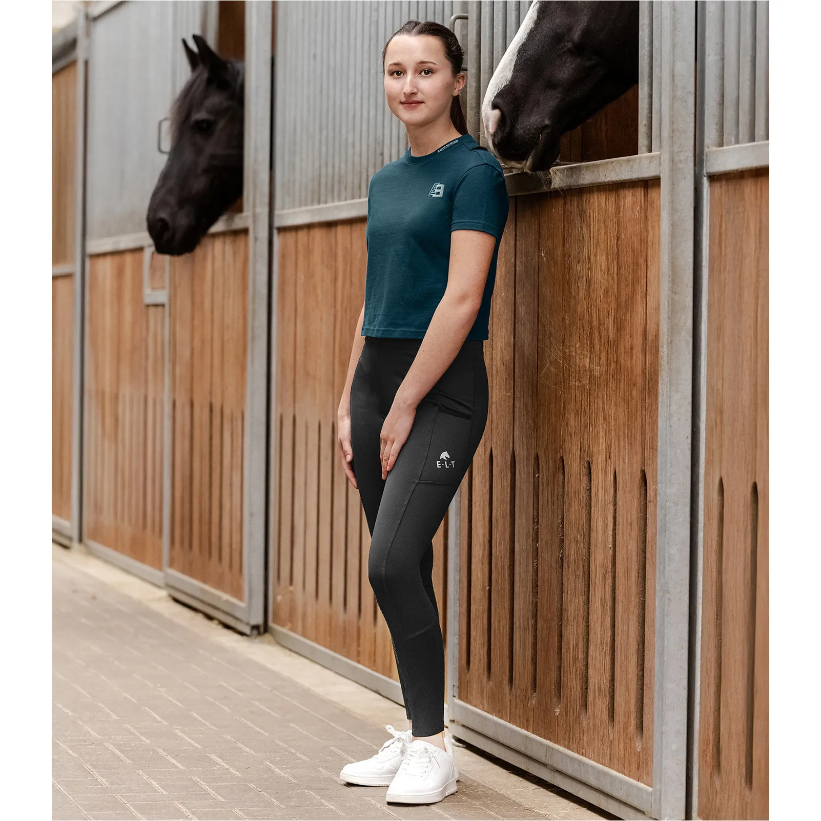Teens T-Shirt ANNA petrolblau