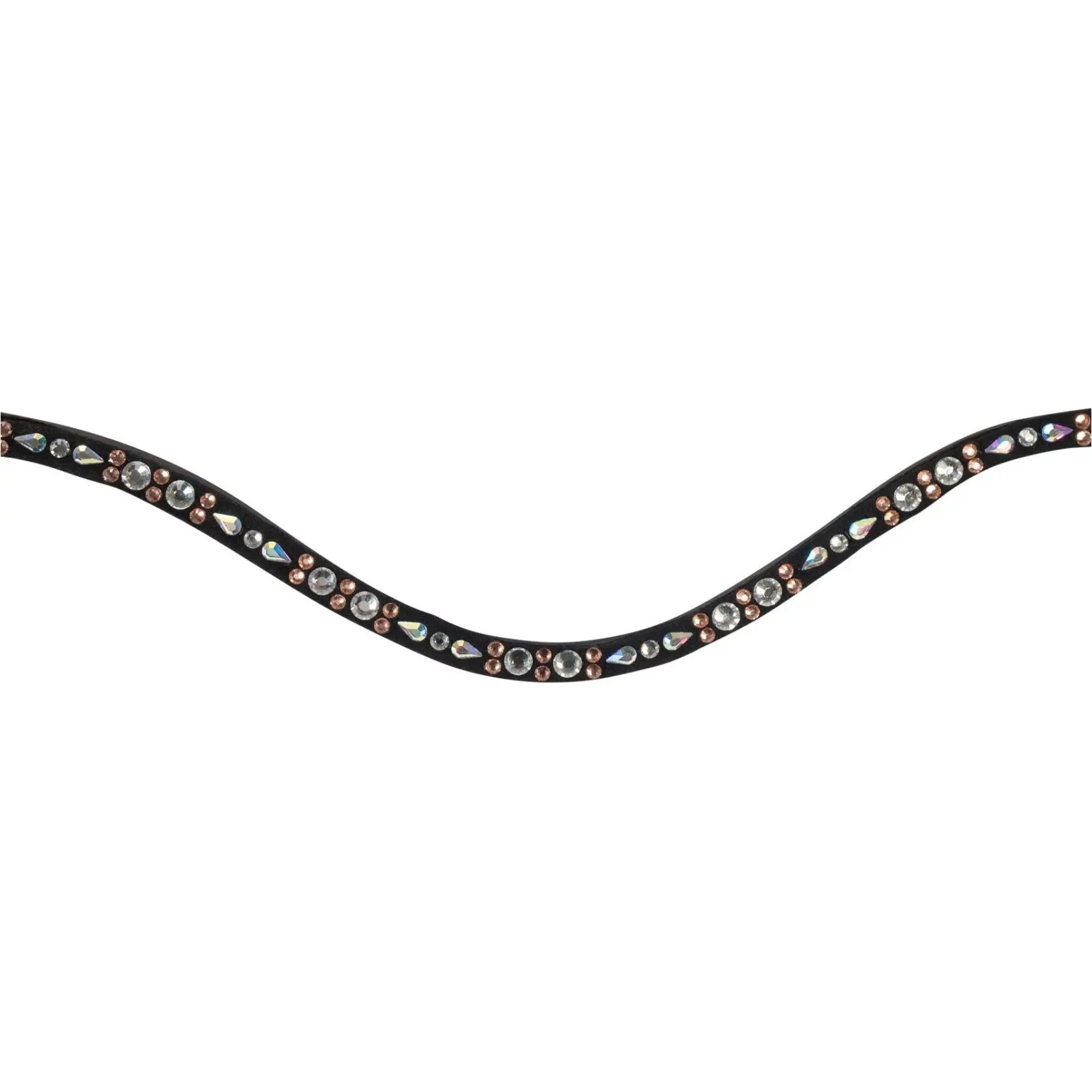 Stirnband SPARKLE braun/rosegold