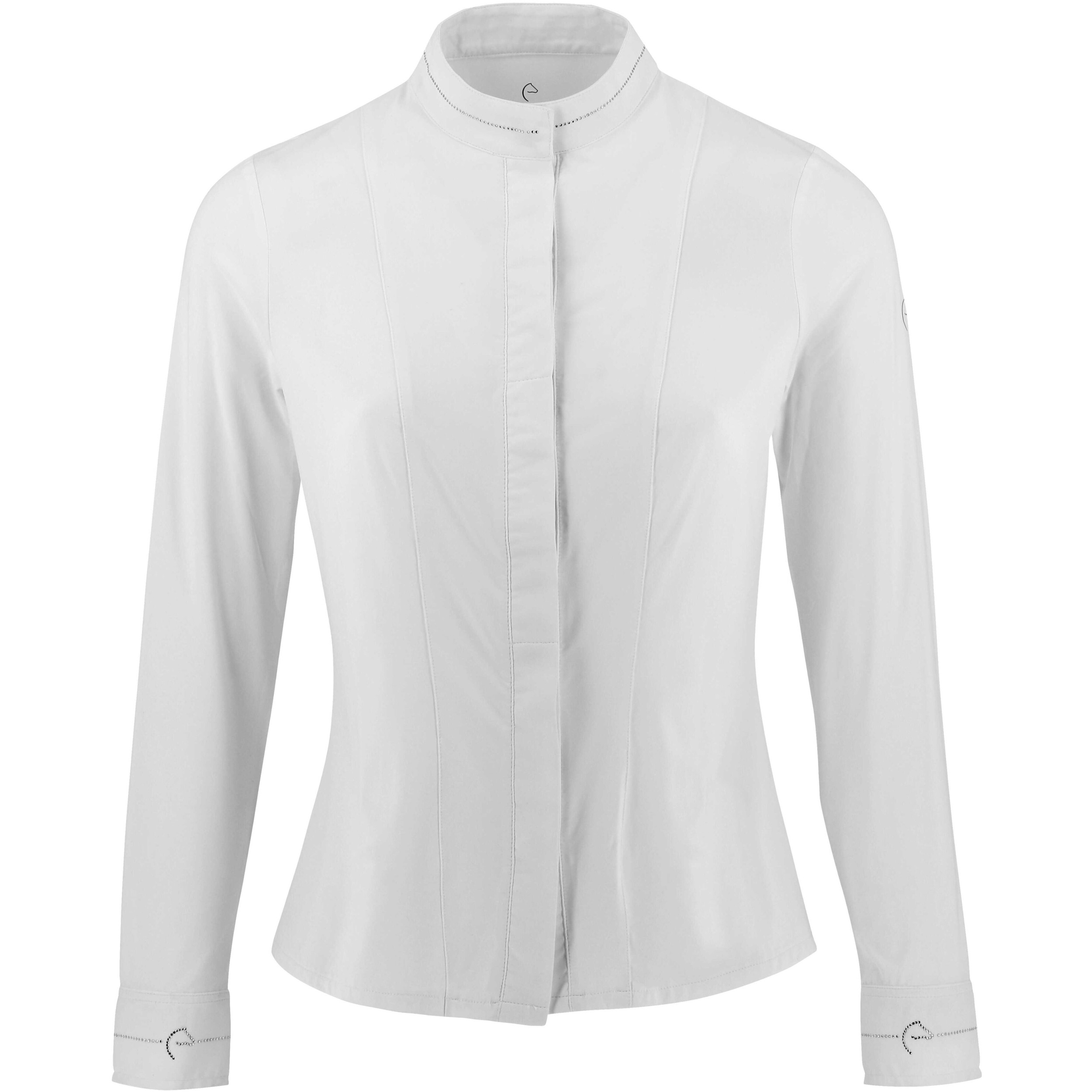 Damen Turnierbluse JULIA weiß Damen Turnierbluse JULIA weiß