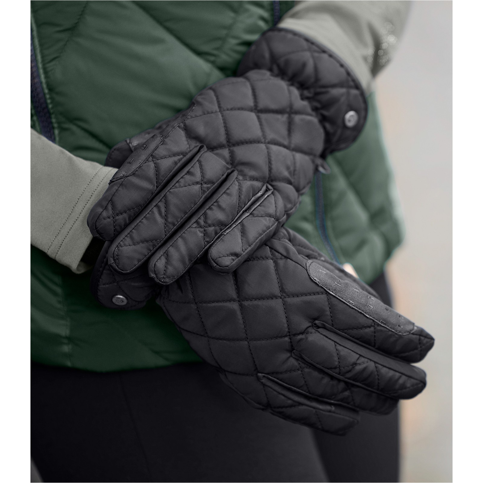 Winter Reithandschuhe DIAMOND schwarz