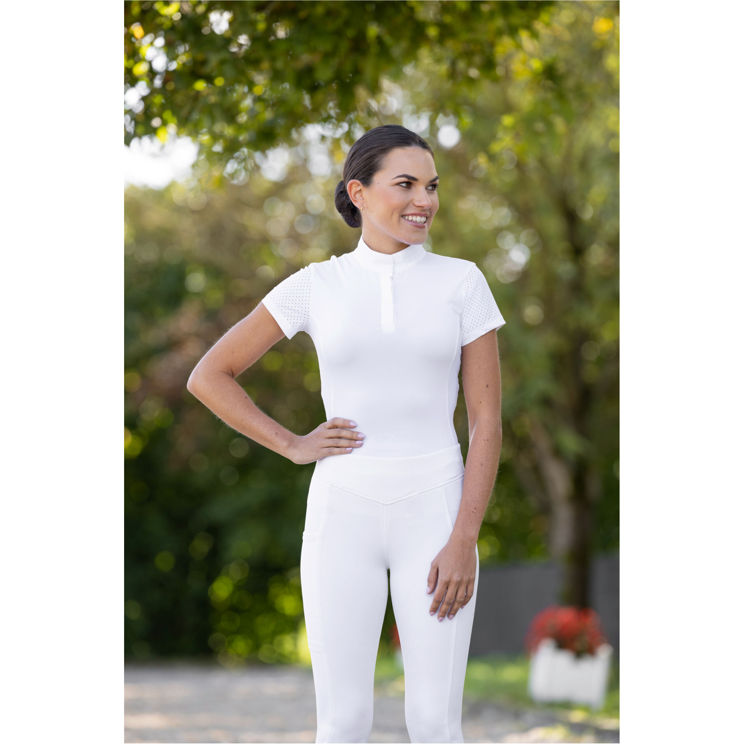 Damen Shirt Competition white