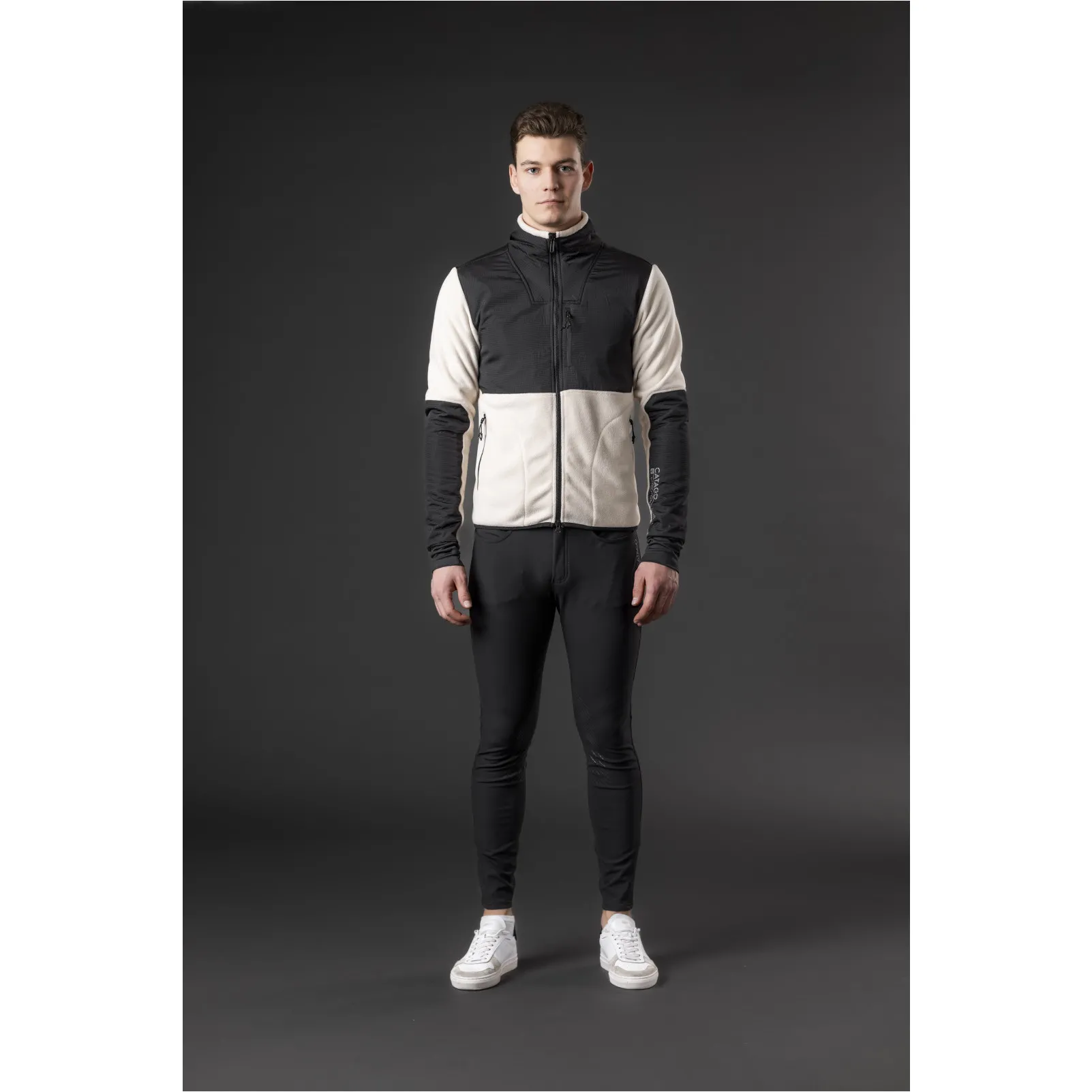 Herren Fleecereitjacke NEIL sandshell