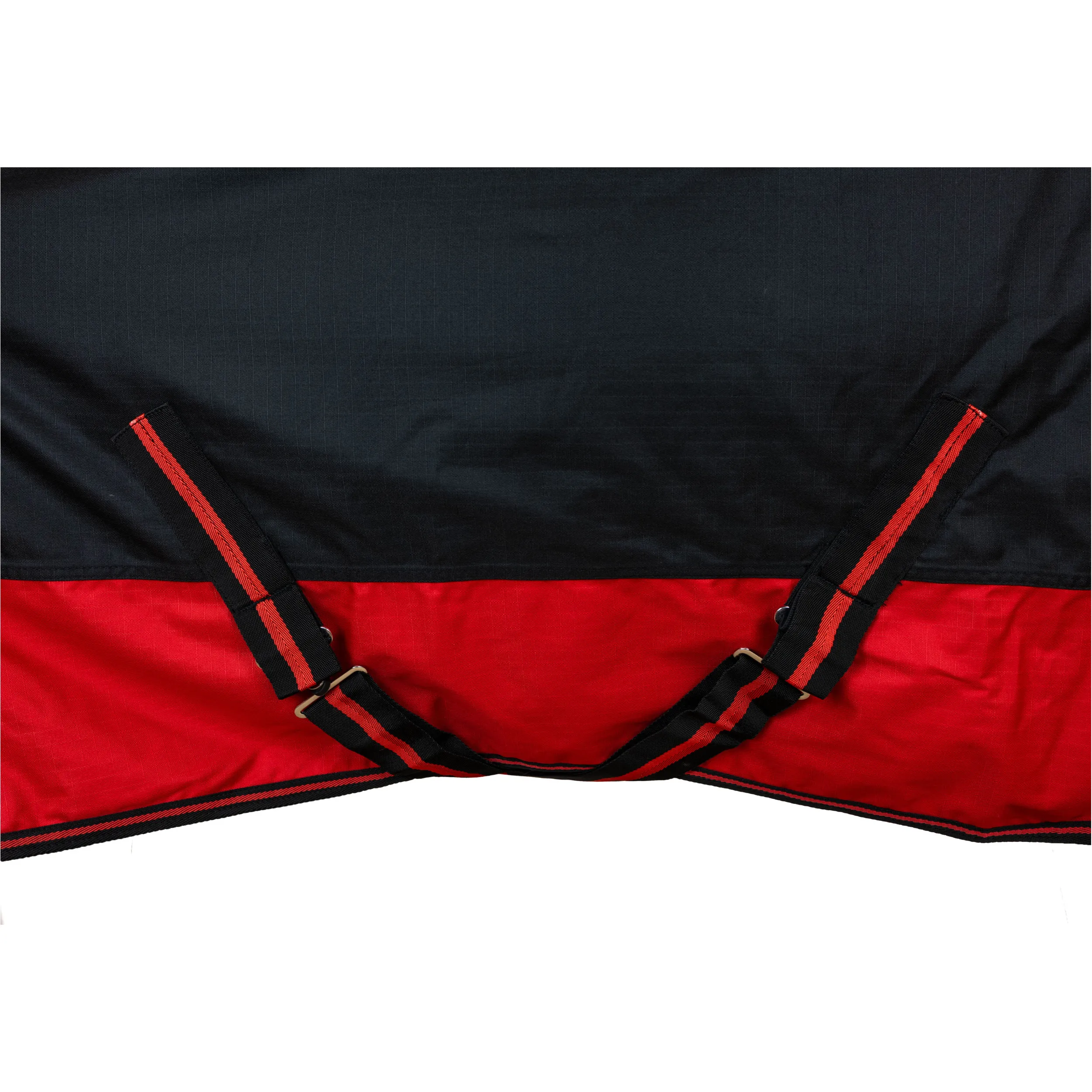 Winterdecke Full Neck 100g Füllung 600D BASICLINE schwarz/rot