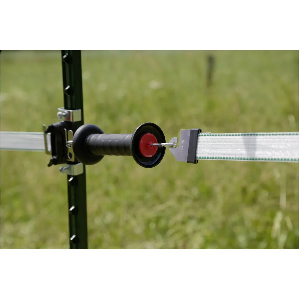 Torgriff verzinkt mit Litzclip BV 20mm Niro schwarz