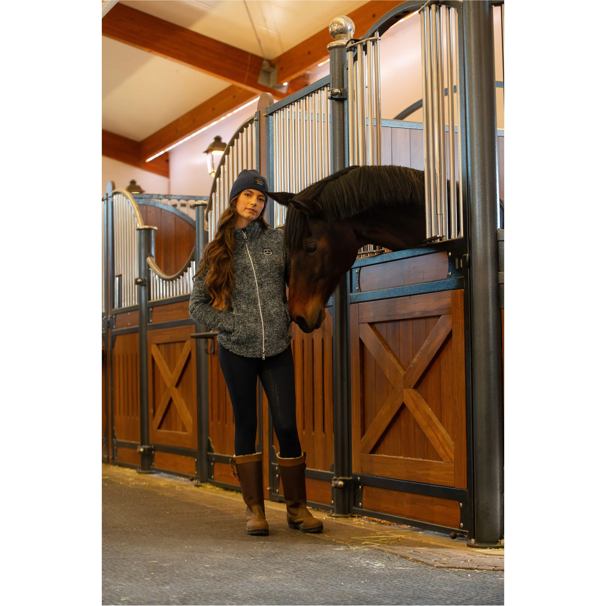 Damen Reitjacke MILES blue fog