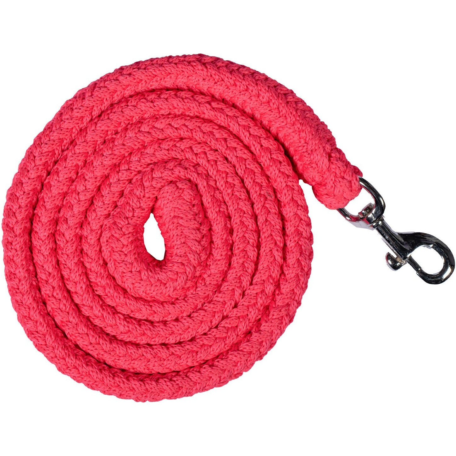 Führstrick mit Karabinerhaken GLOWLINE pink