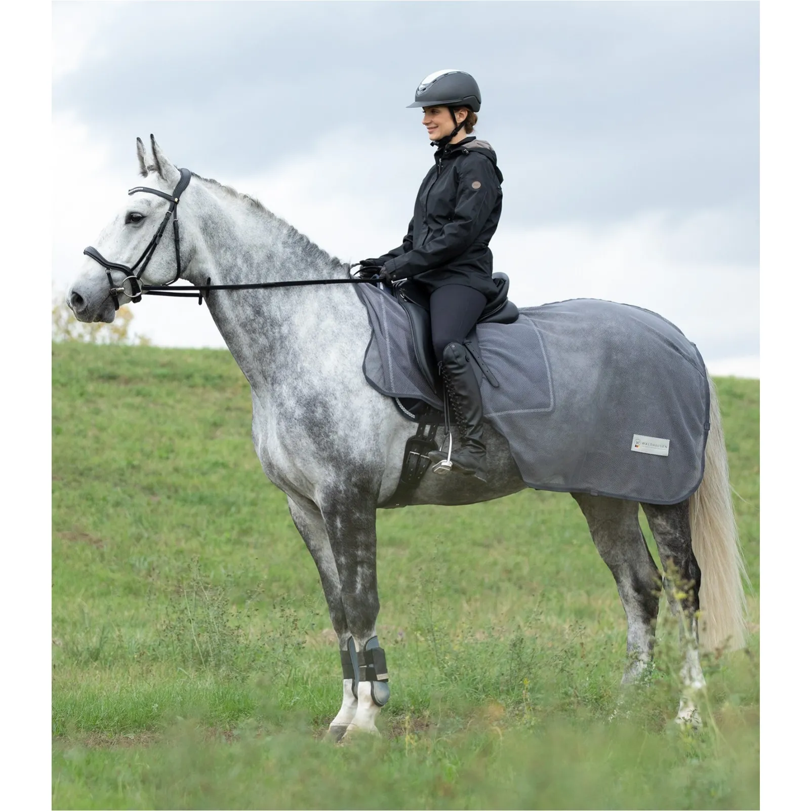 Fliegenausreitdecke COMFORT grau