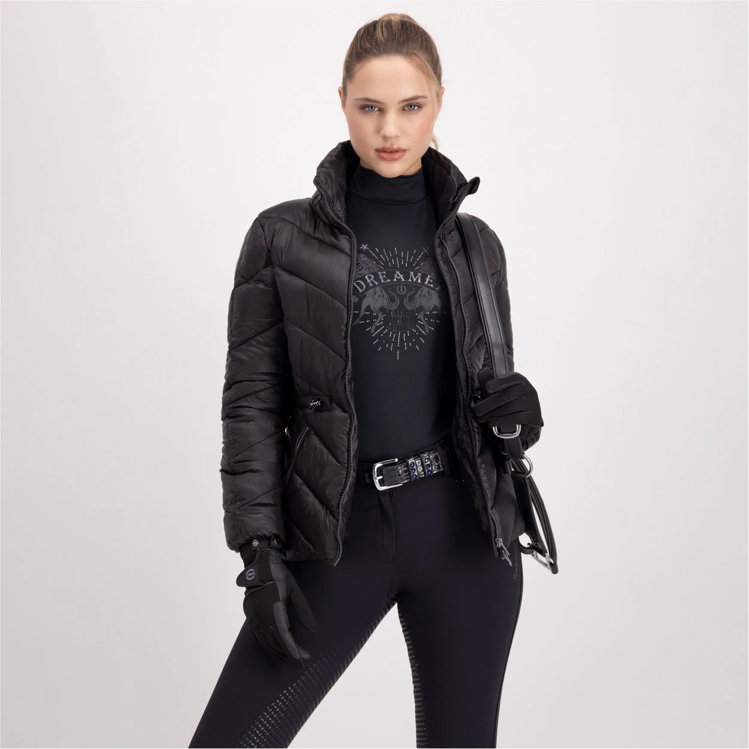 Damen Steppjacke IRHJourney schwarz