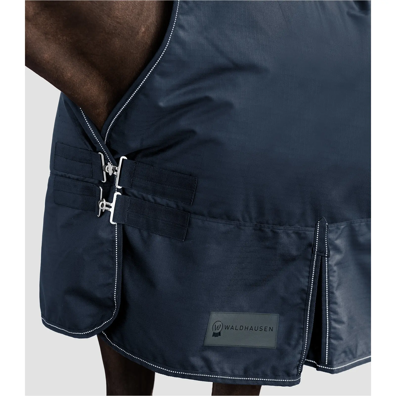 Outdoordecke High Neck 100g Füllung 600D NORDIC nachtblau