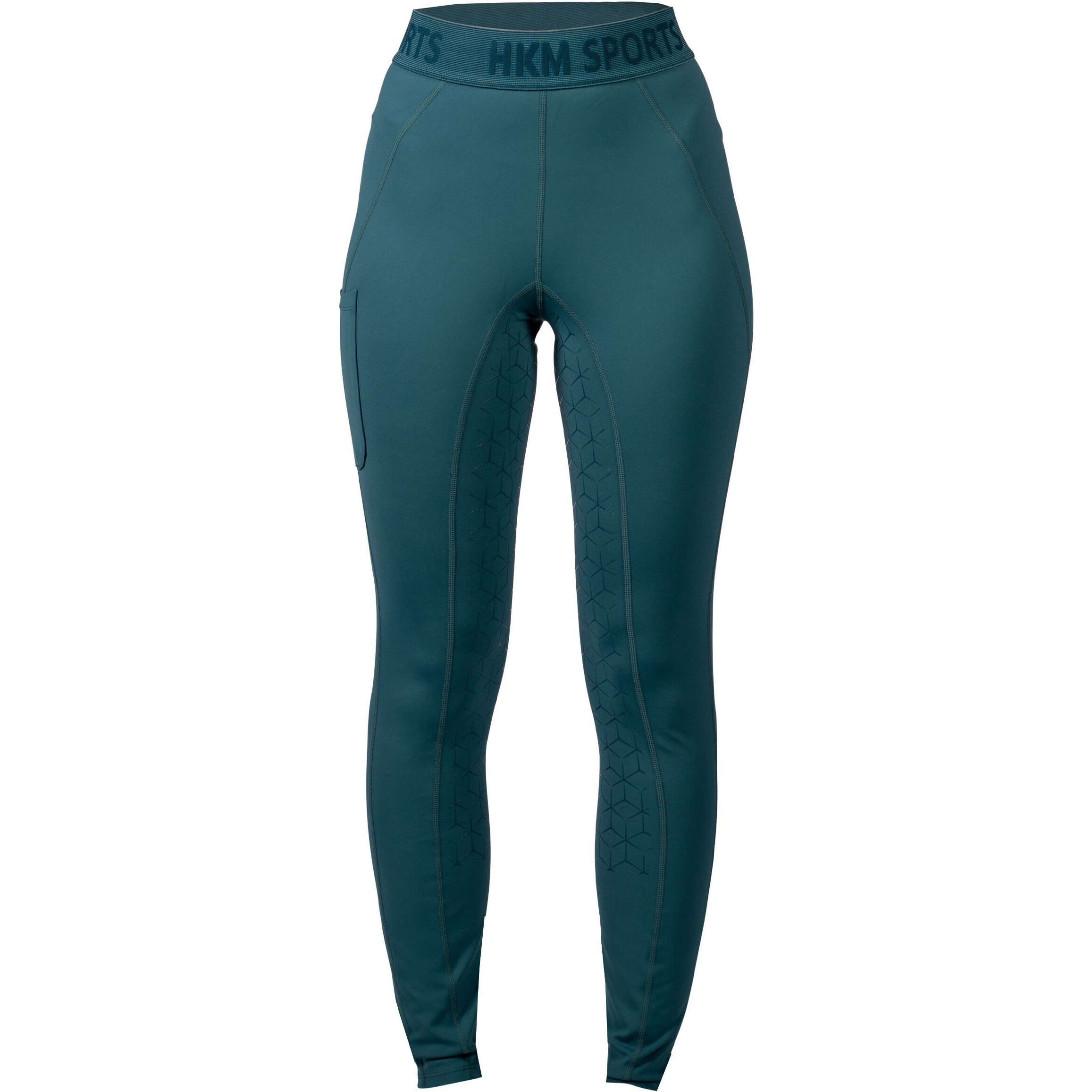 Damen Reitleggings Silikon Vollbesatz TABEA petrol