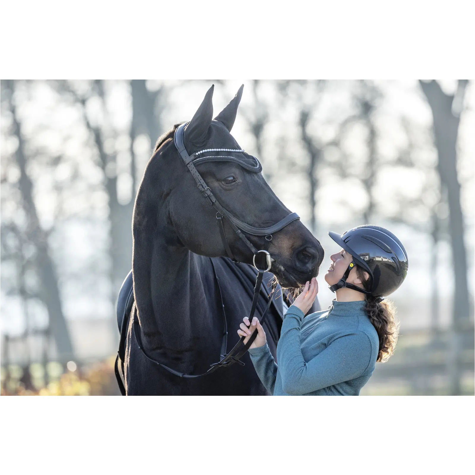 Trensenzaum anatomisch VINJA schwarz Trensenzaum anatomisch VINJA schwarz