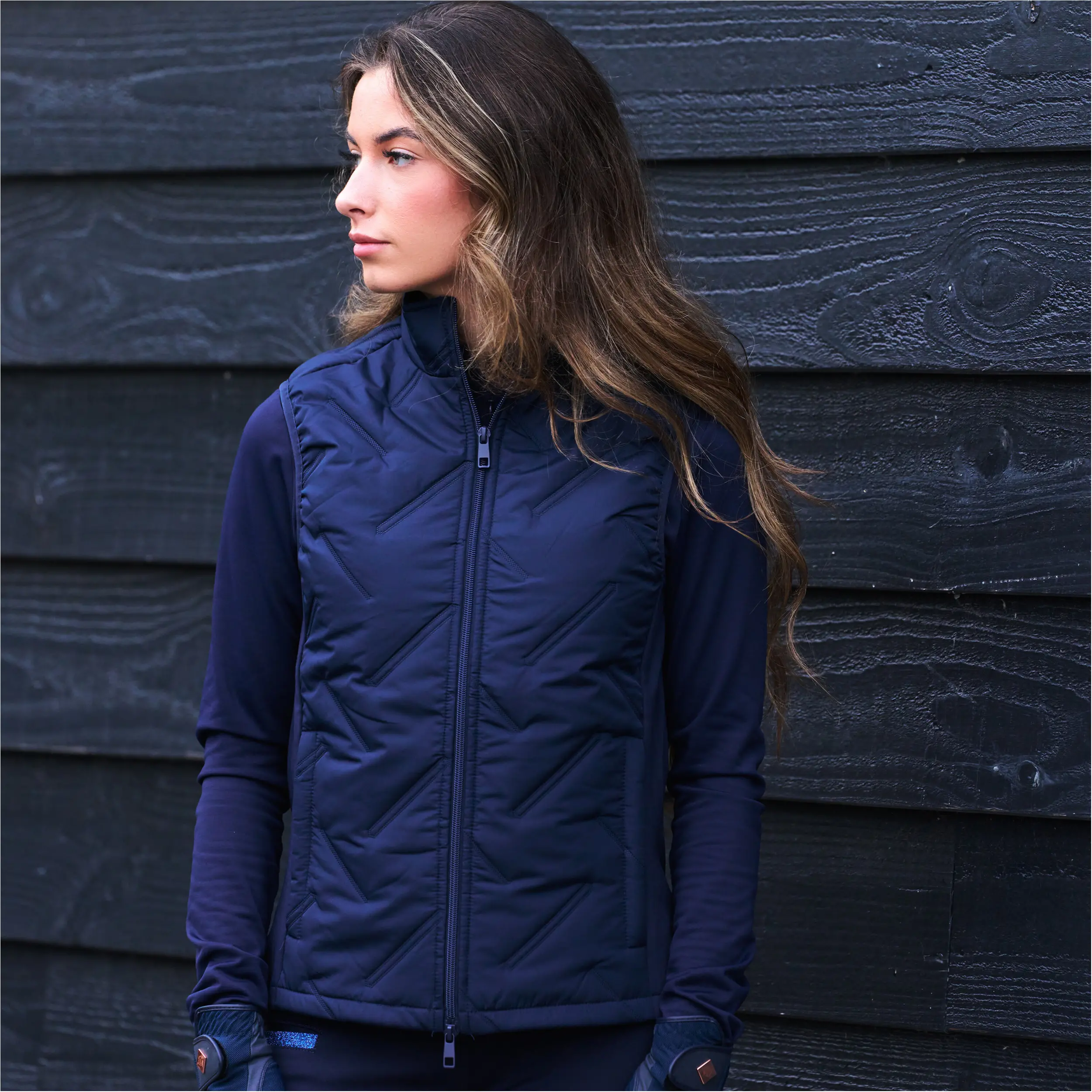 Damen Weste IRHJenny HYBRID navy