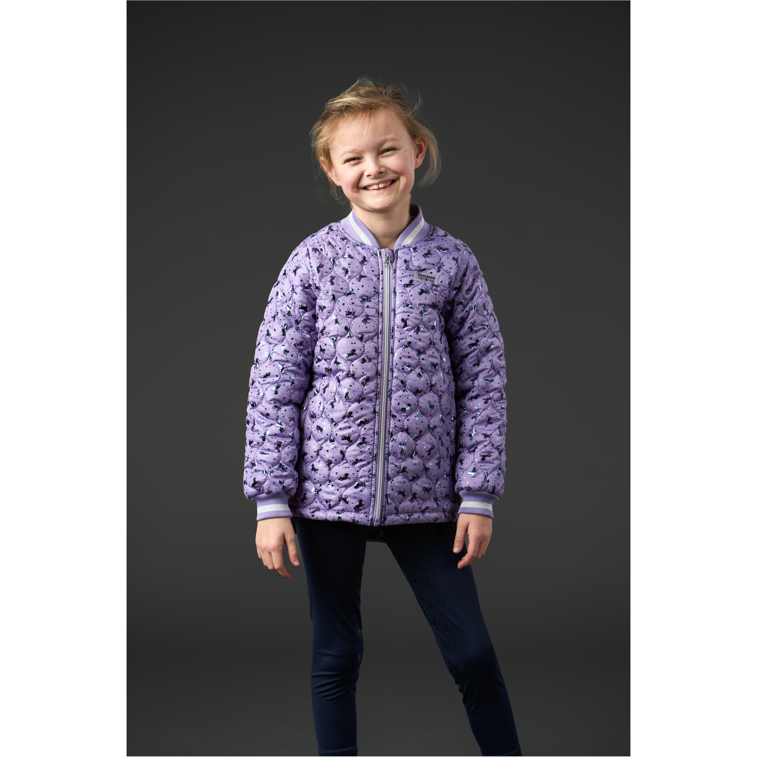 Kinder Reitjacke ALANA aster purple