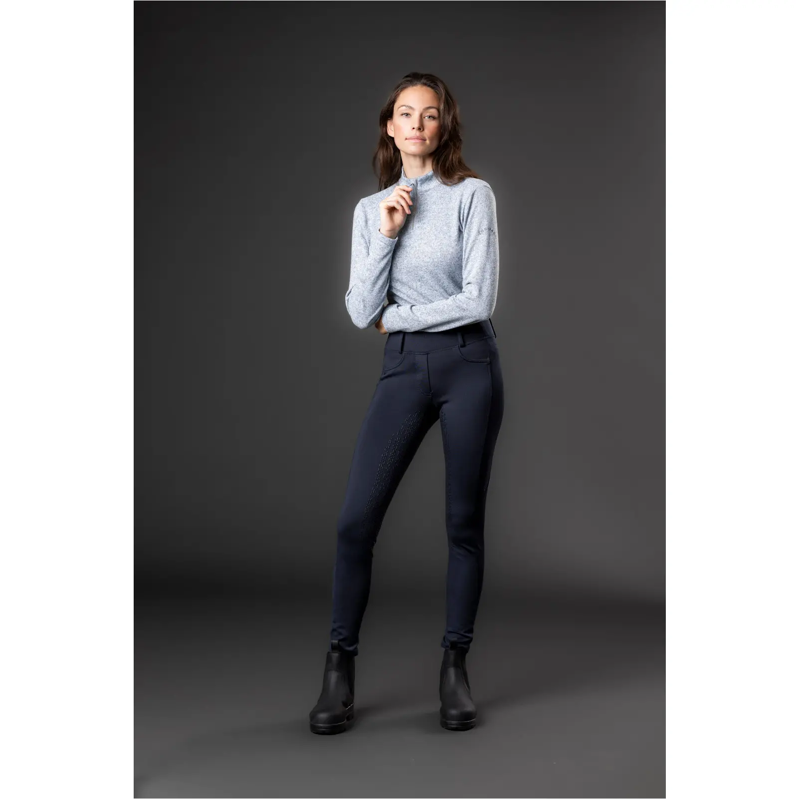 Damen Reitleggings Silikon Vollbesatz SHANNON navy Damen Reitleggings Silikon Vollbesatz SHANNON navy