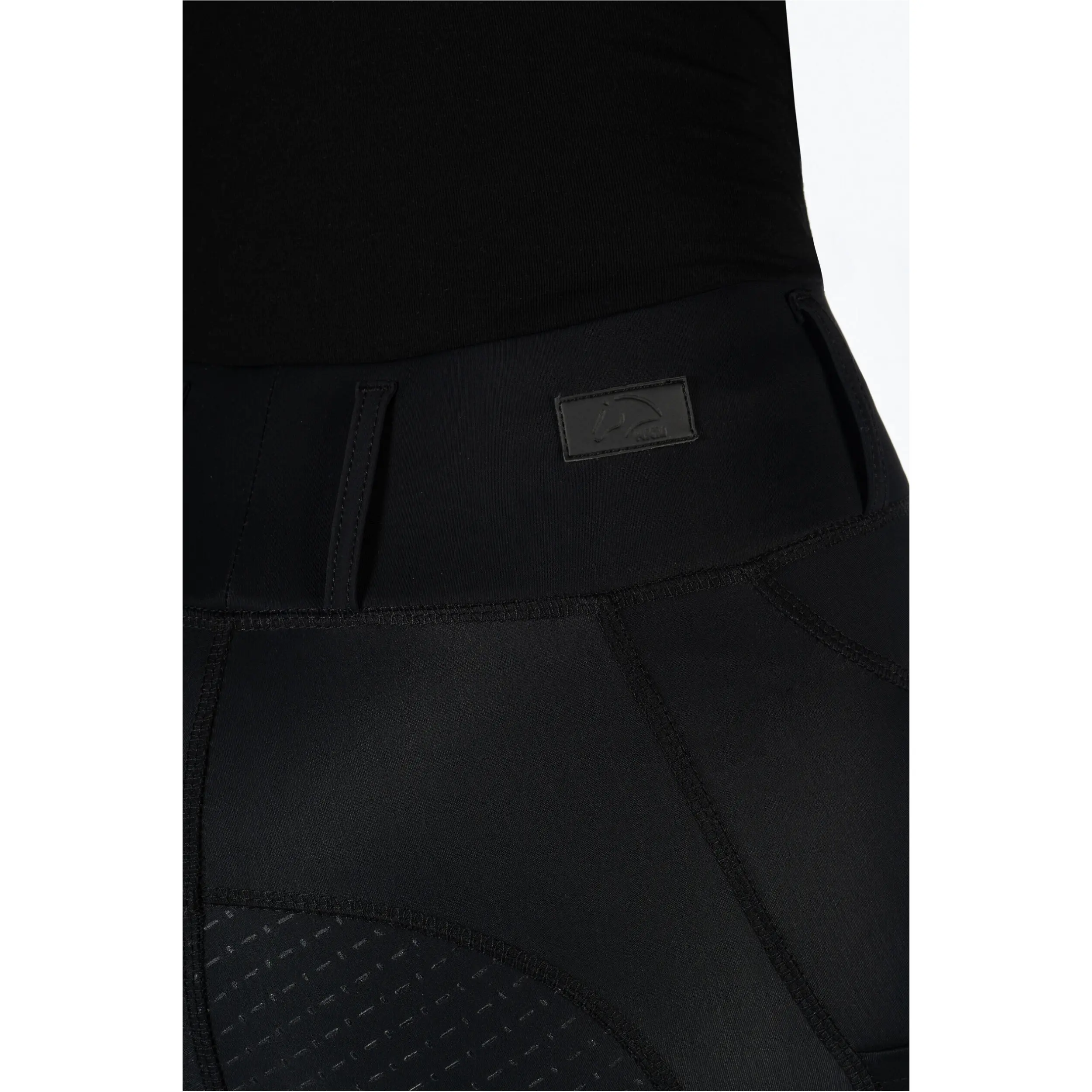 Damen Reitleggings Silikon Vollbesatz JIL HIGH WAIST schwarz