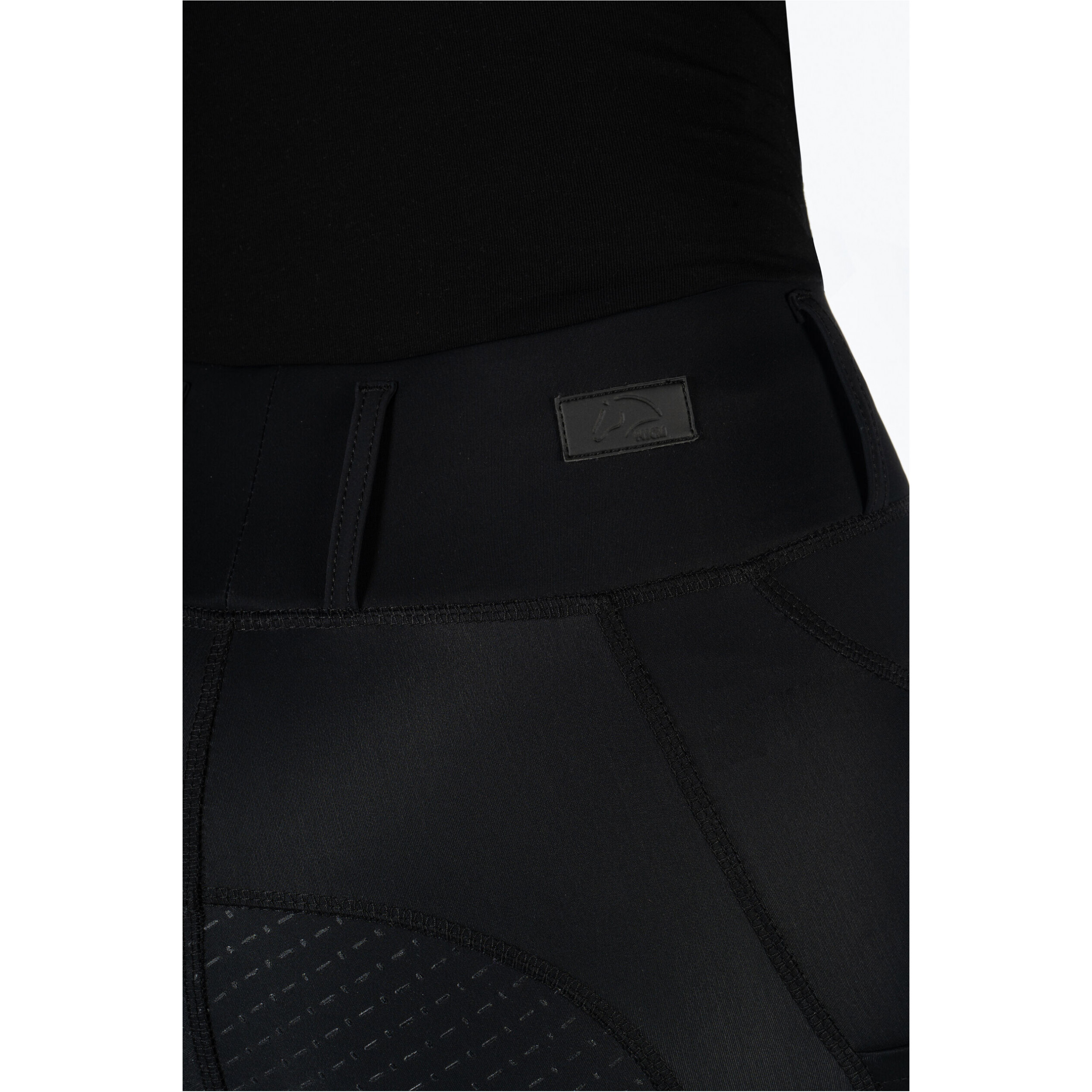 Damen Reitleggings Silikon Vollbesatz JIL HIGH WAIST schwarz