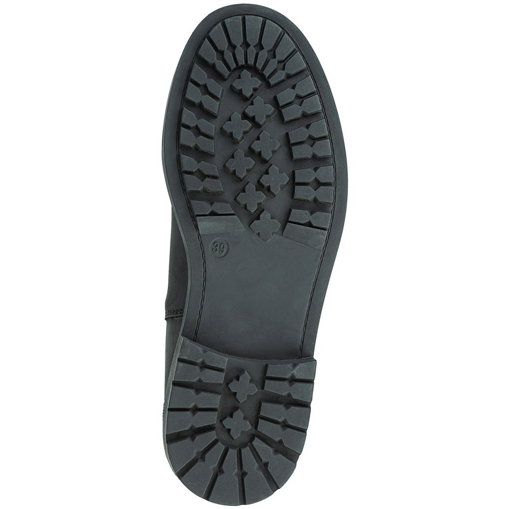 Winter Reitstiefeletten NEW WORK Eco Echtleder schwarz