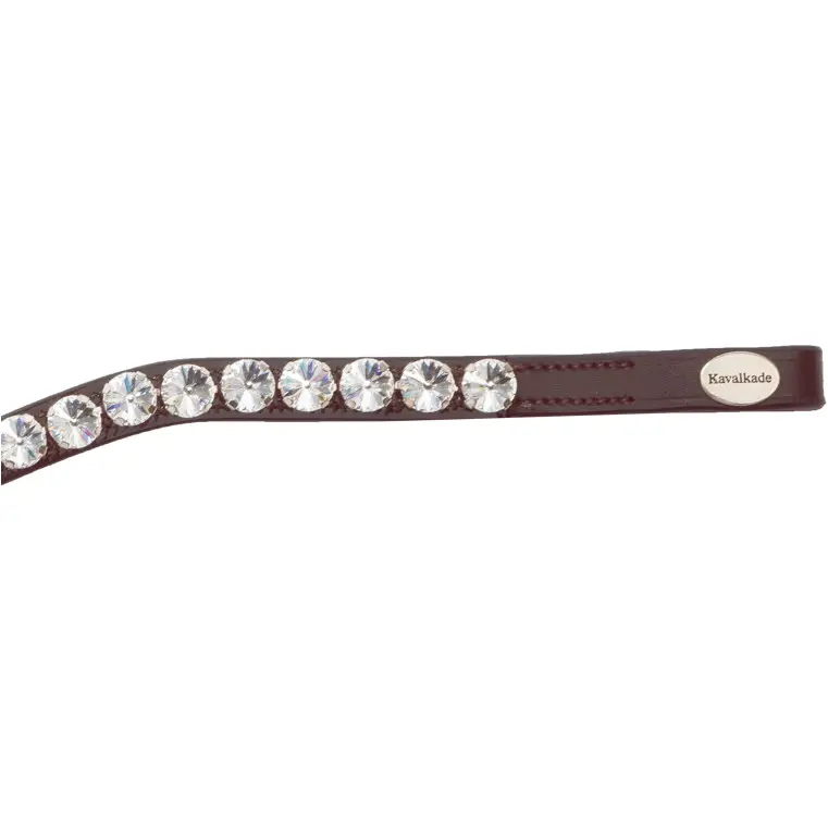 Stirnband DIAMOND braun/weiß