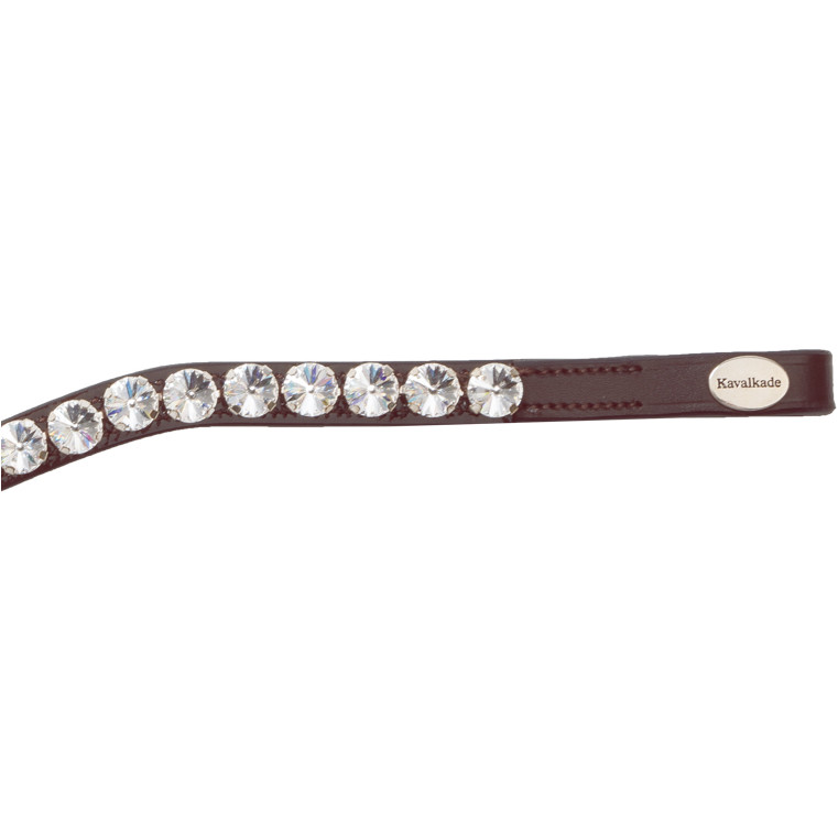 Stirnband DIAMOND braun/weiß