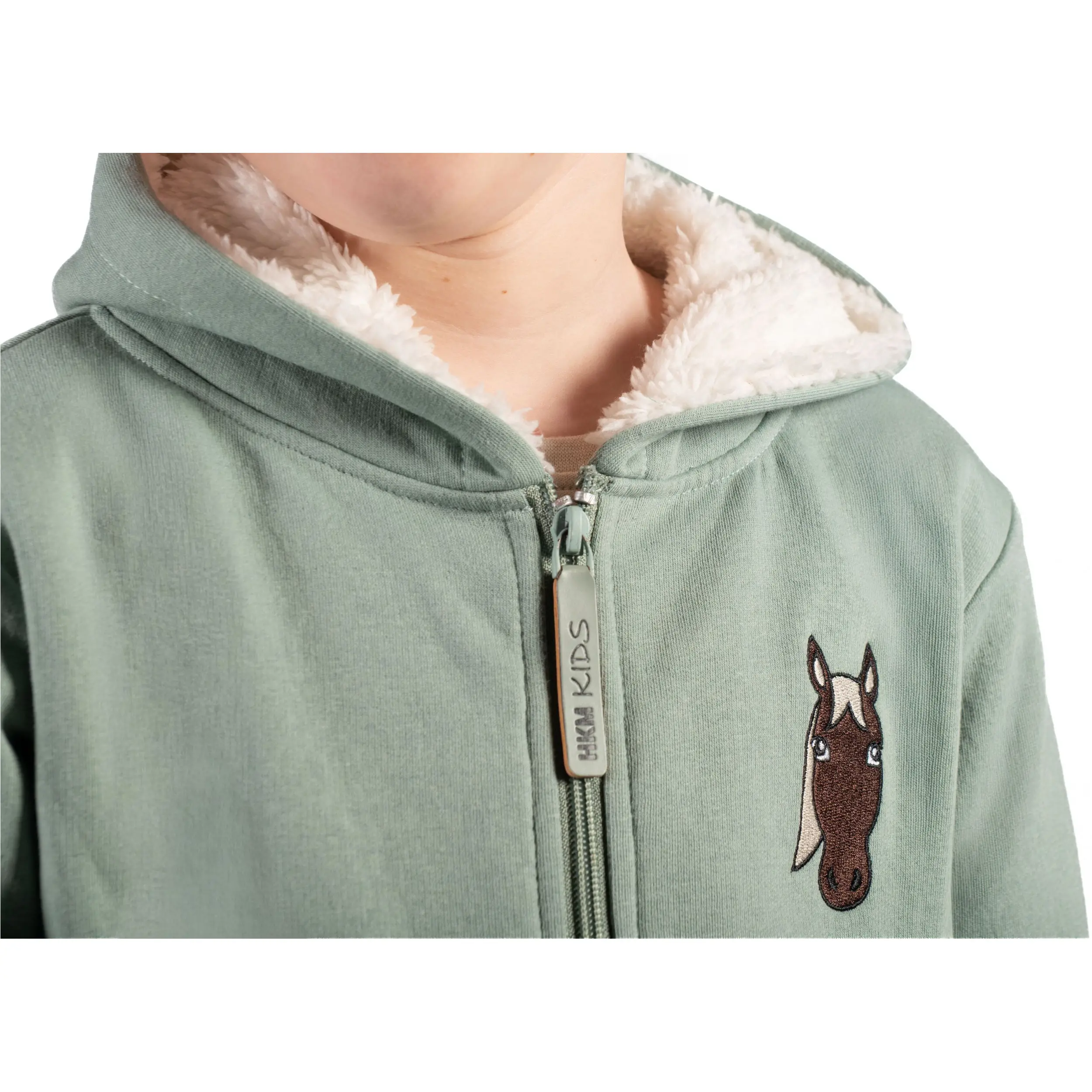Kinder Sweatjacke MIA salbei