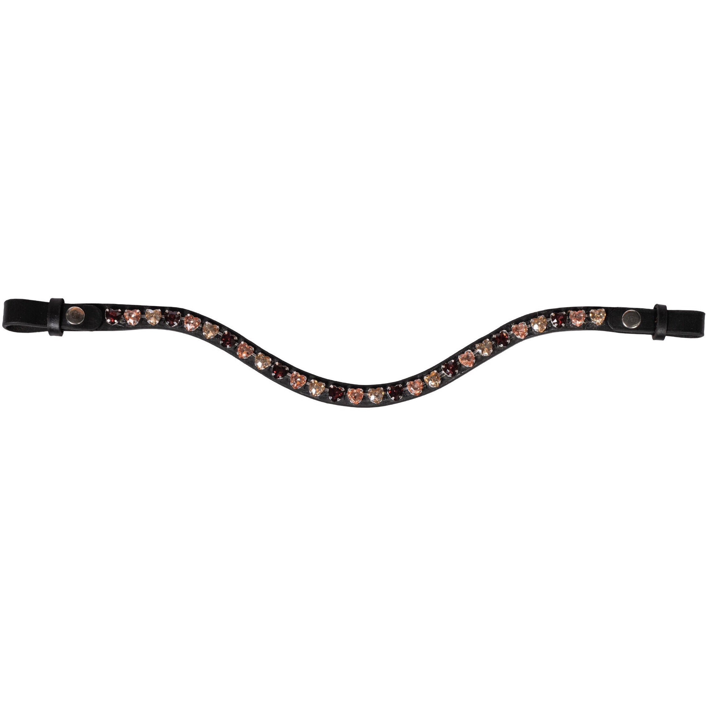 schwarz/braun/taupe/champagner