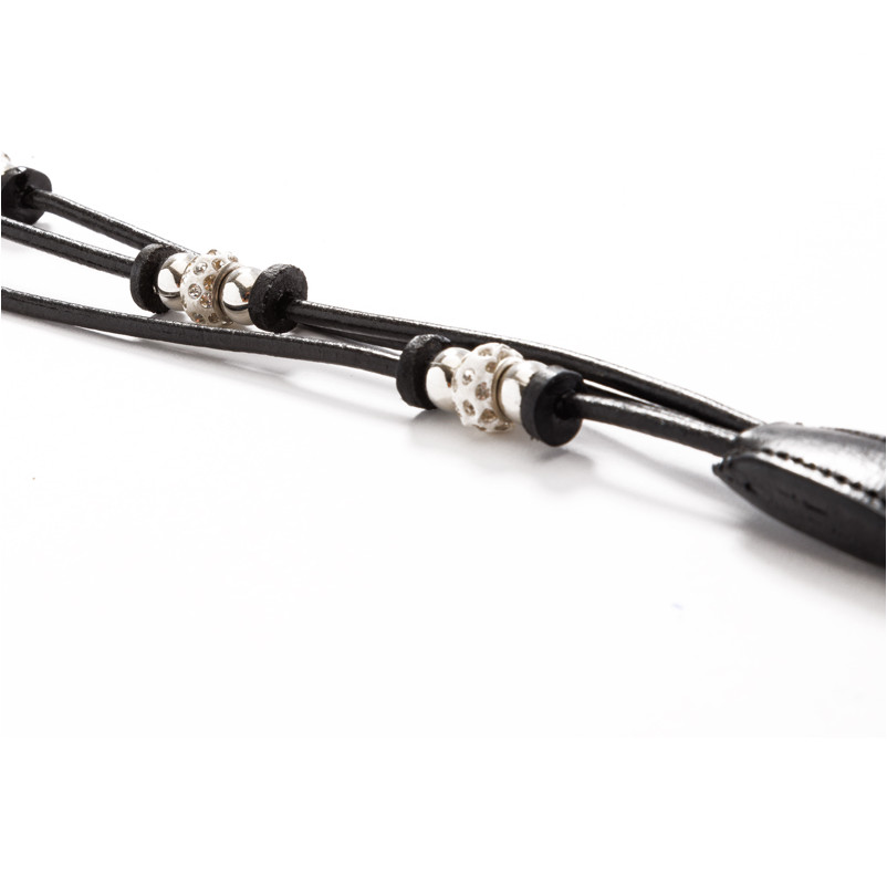 Stirnband GRACE schwarz/weiß