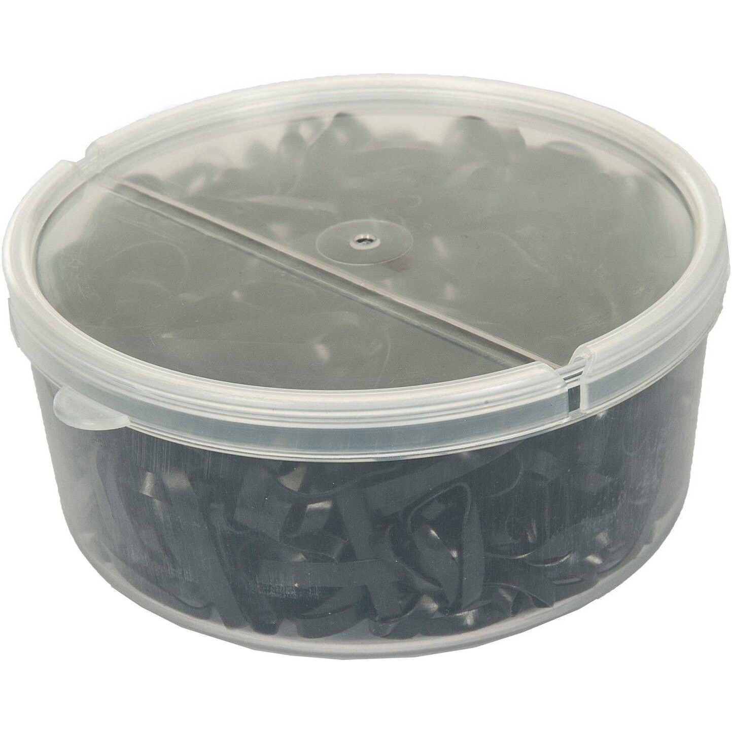 Mähnengummis soft (450 Stk.) schwarz