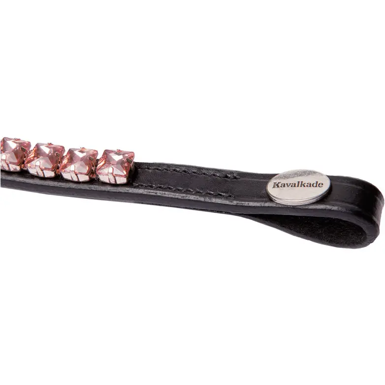 Stirnband SQUARE schwarz/rosa