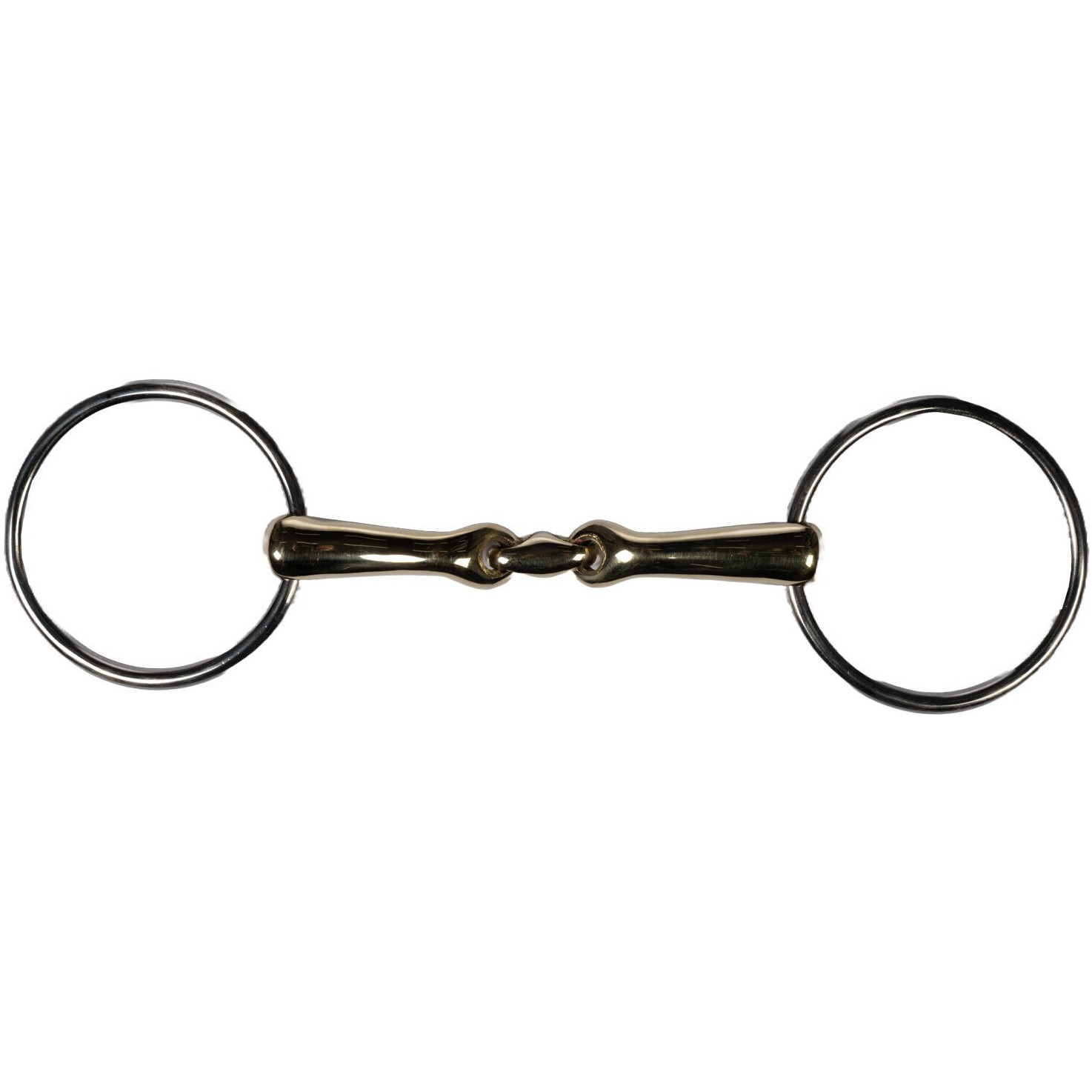 Wassertrense doppelt gebrochen HIGH CURVE Edelstahl/Argentan 14mm 