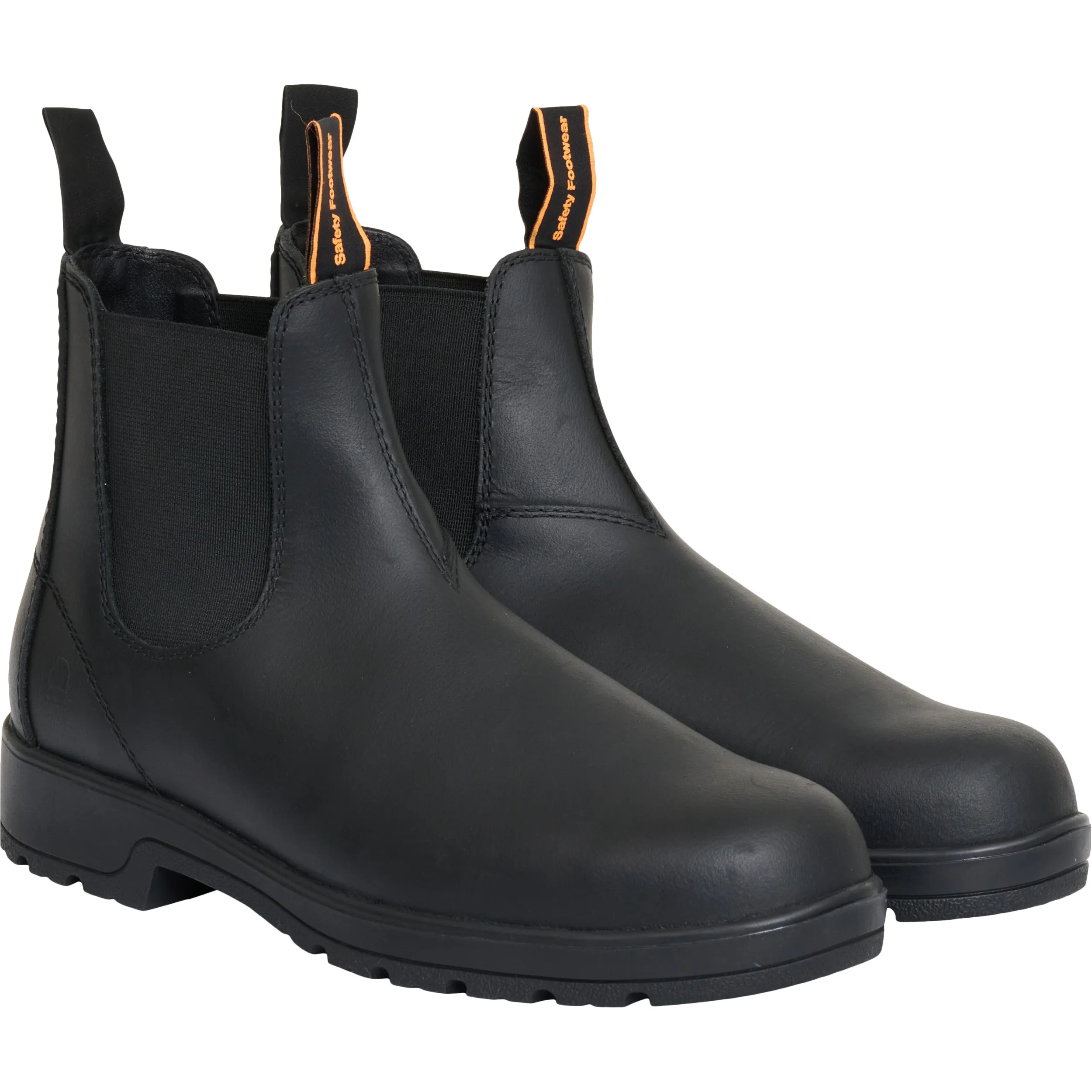 Jodhpur Reitstiefeletten mit Stahlkappe Echtleder schwarz