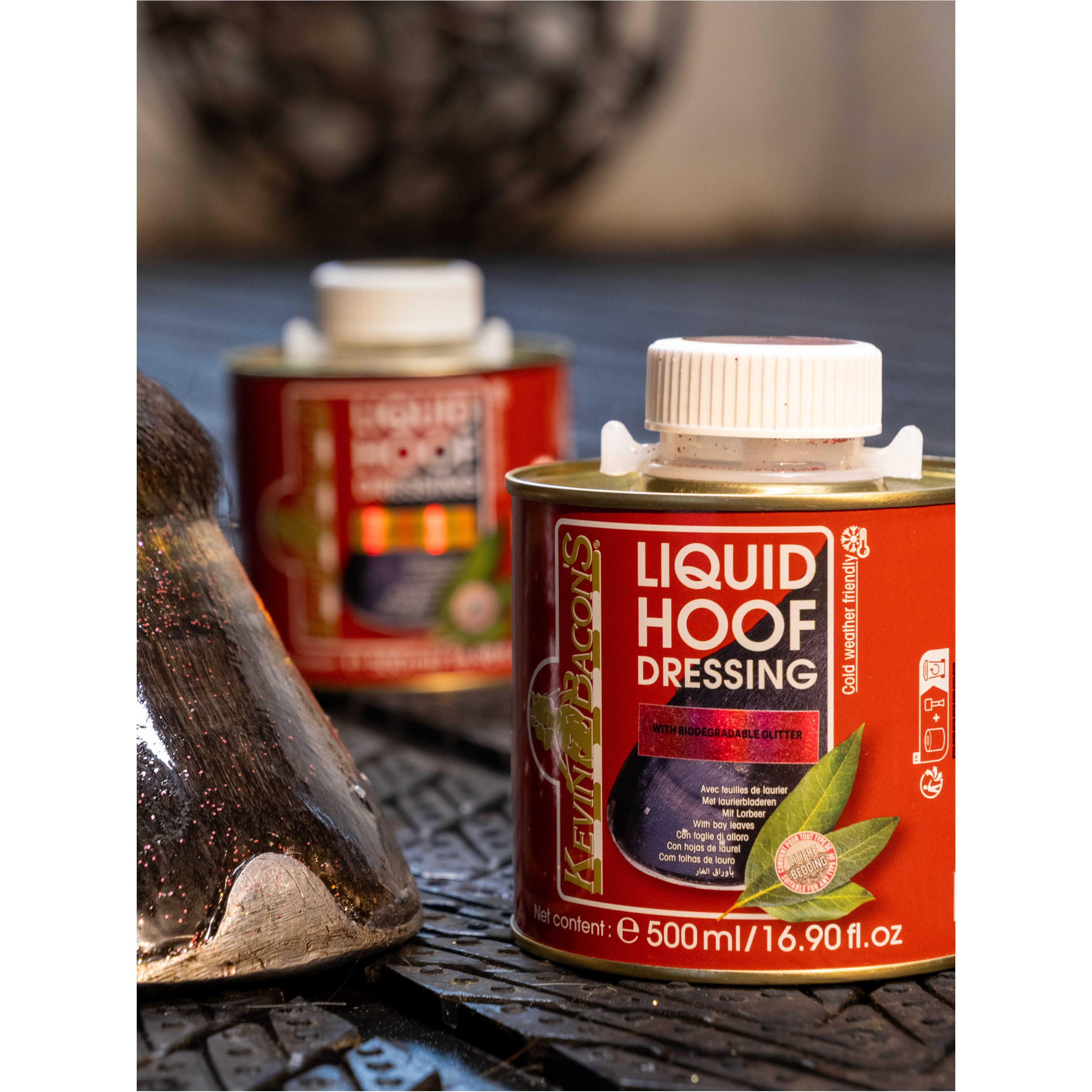 Huföl mit rosa Glitzer HOOF DRESSING