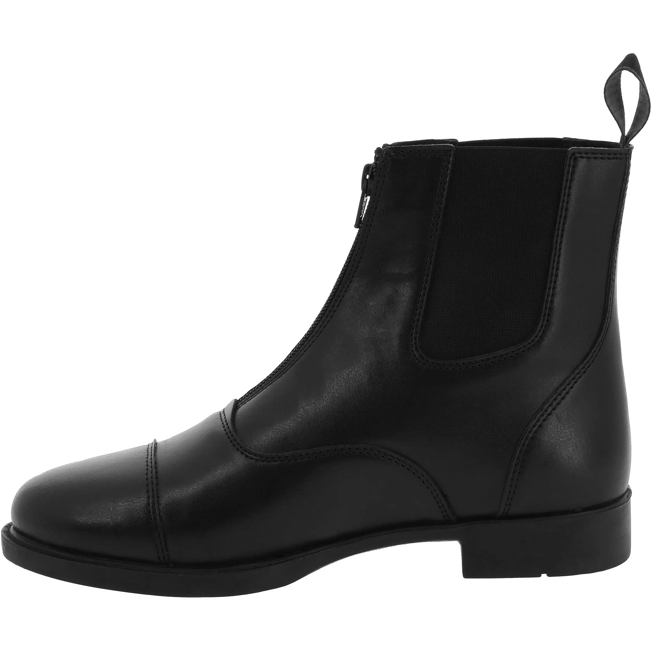 Kinder Jodhpur Reitstiefeletten ZIP schwarz
