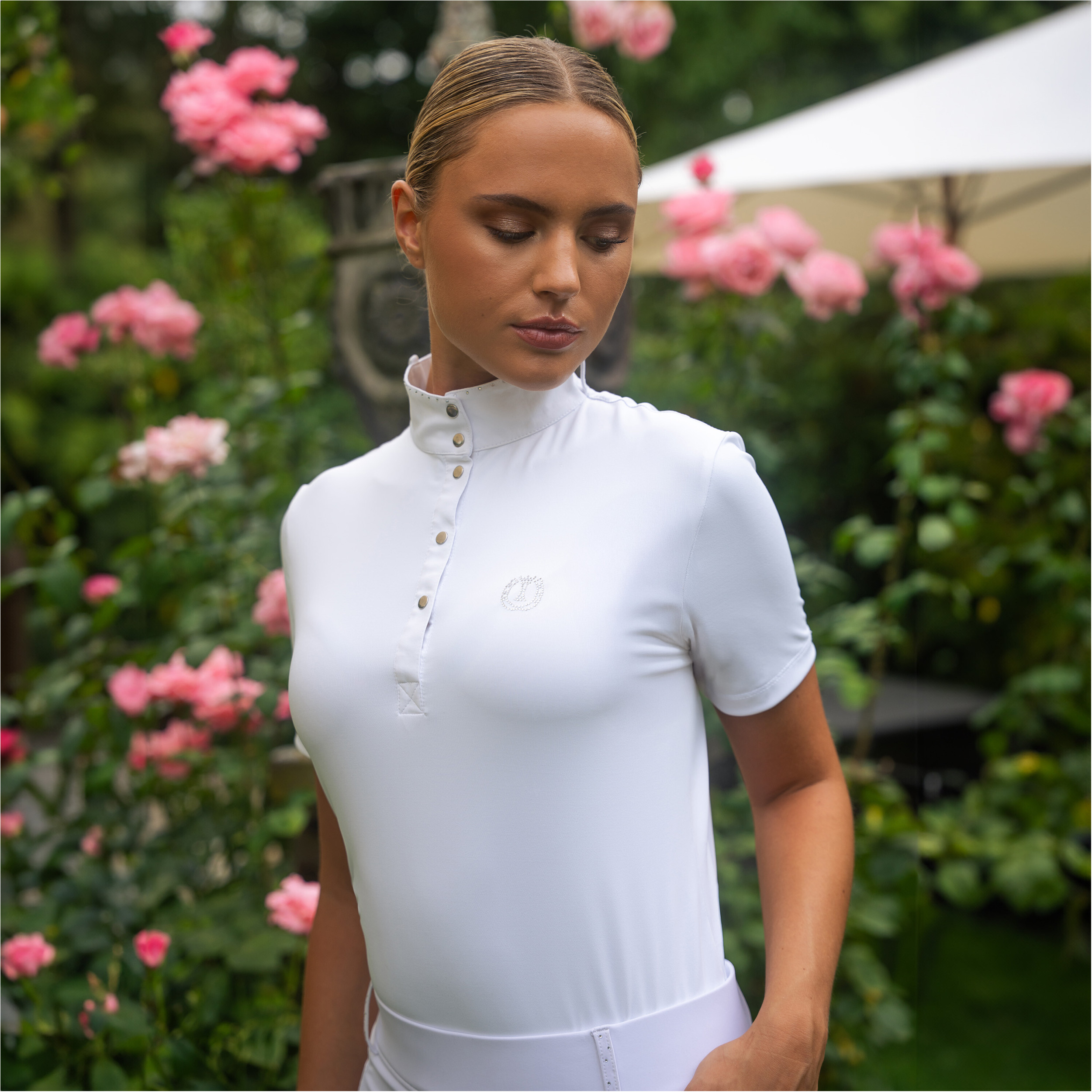 Damen Turniershirt IRHBasic GLAM weiß Damen Turniershirt IRHBasic GLAM weiß