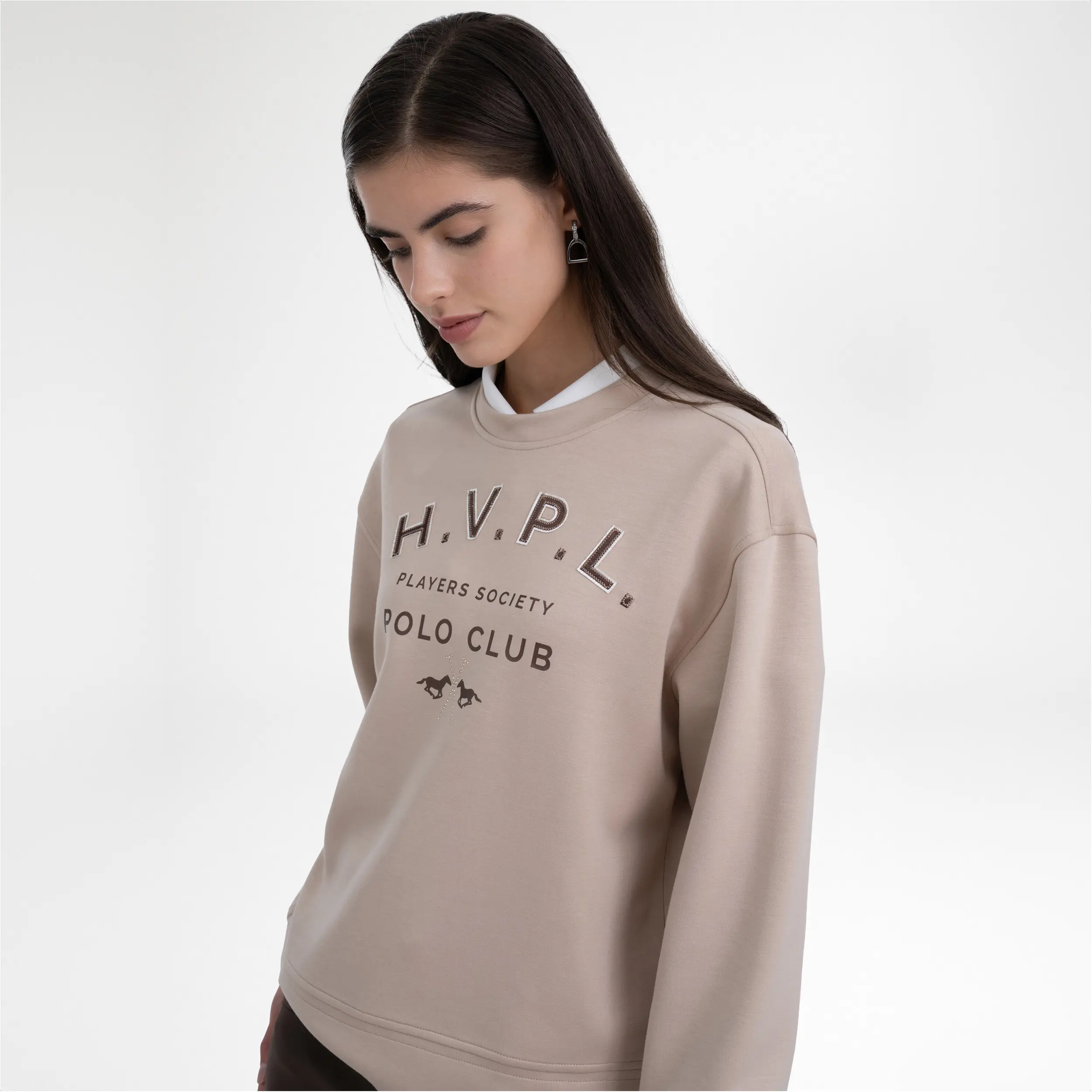 Damen Sweater HVPJanice champagne