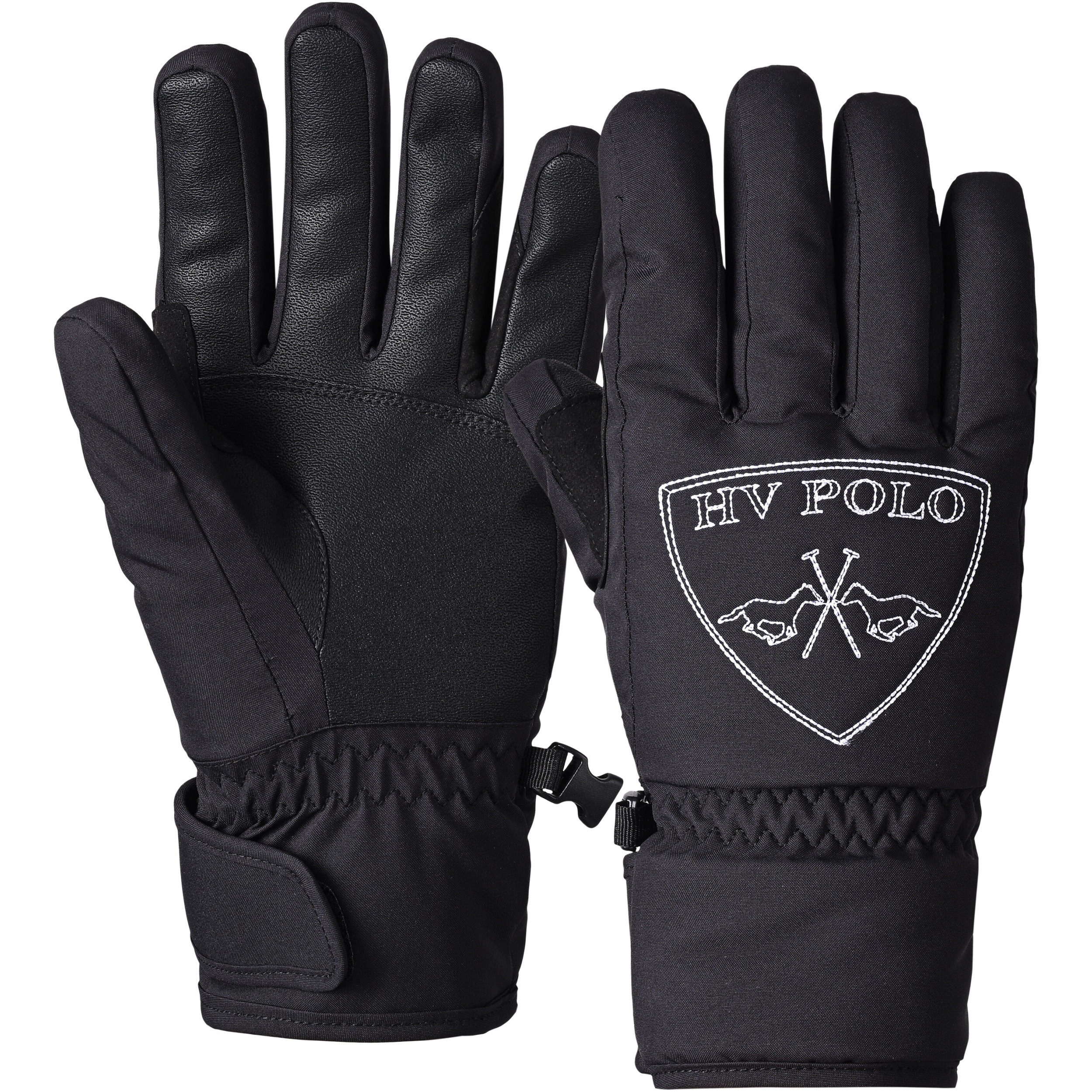 Winter Damen Reithandschuhe HVPSports schwarz